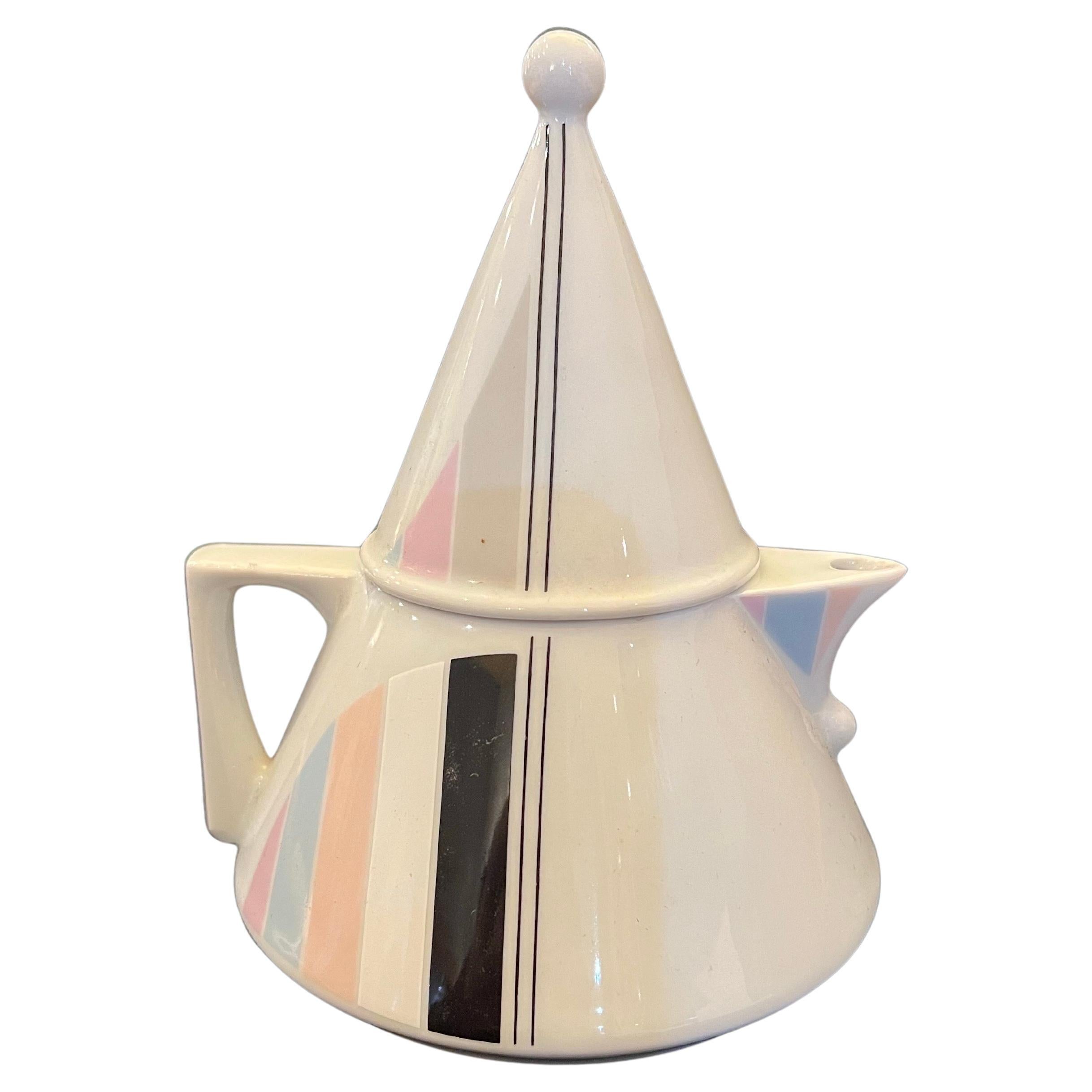 1980's Postmodern Memphis era Rare Creamer Teapot by J Kronester Bavaria