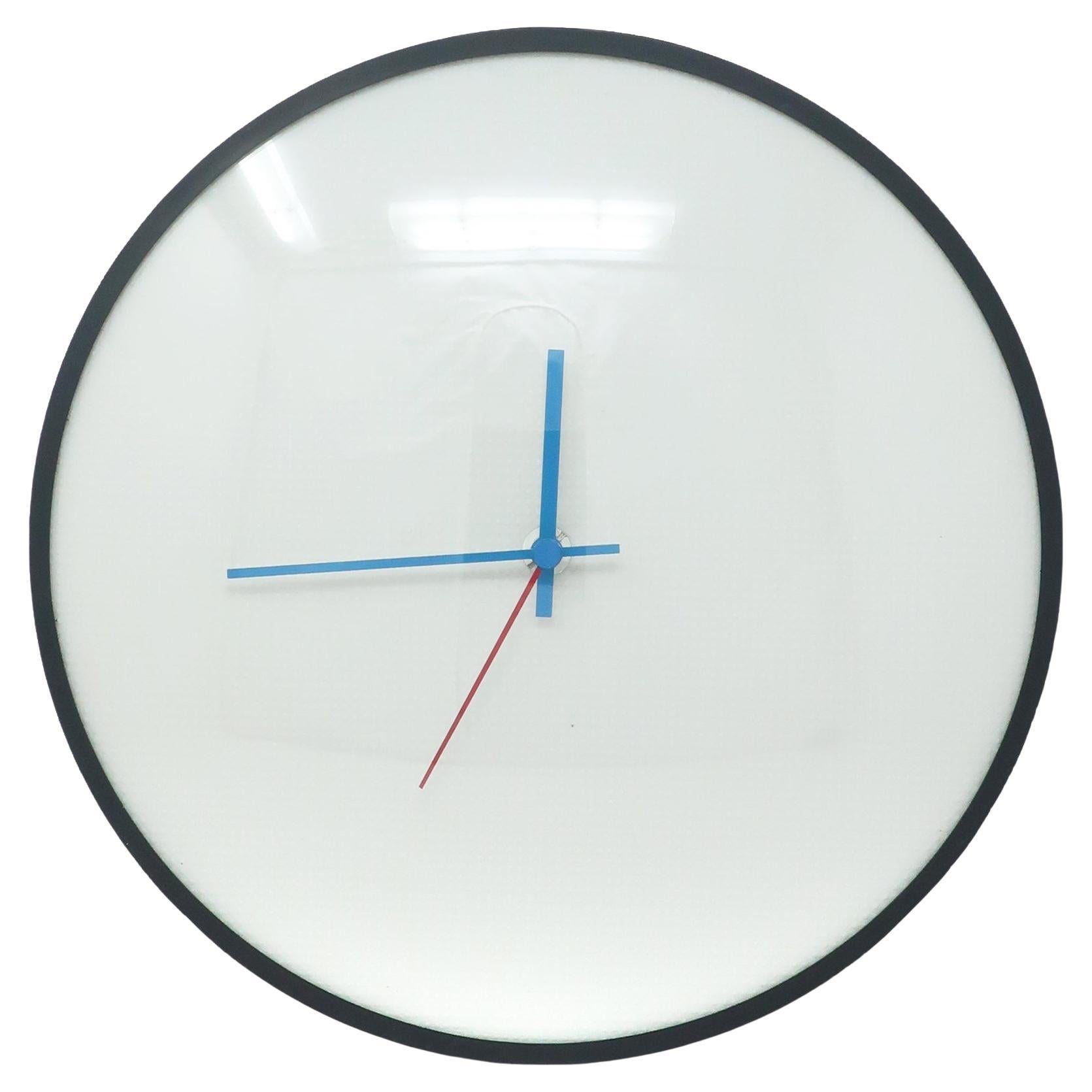 Horloge murale postmoderne de style Memphis des années 1980 par la série Milano