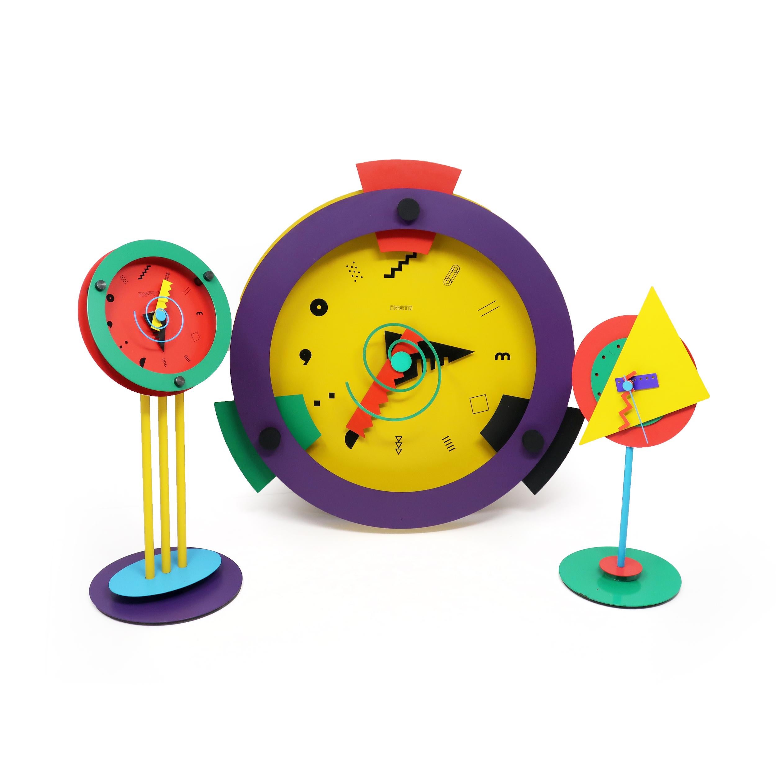 Horloge de table postmoderne Paradise des années 1980 de Shohei Mihara pour Wakita et Canetti en vente 3
