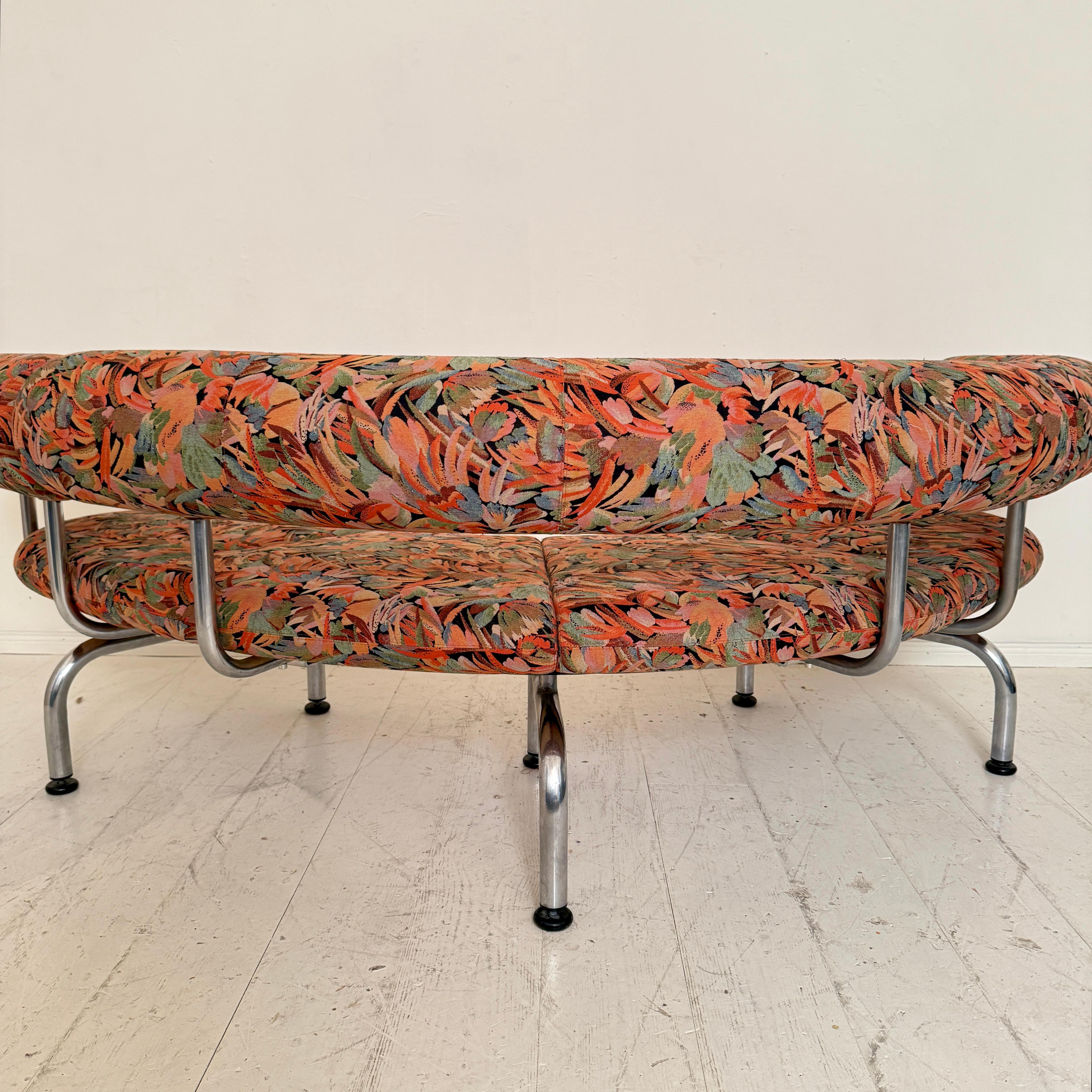 1980s Postmodern “Pipeline” Sofa by Foersom & Hiort-Lorenzen for Erik Jørgensen For Sale 4