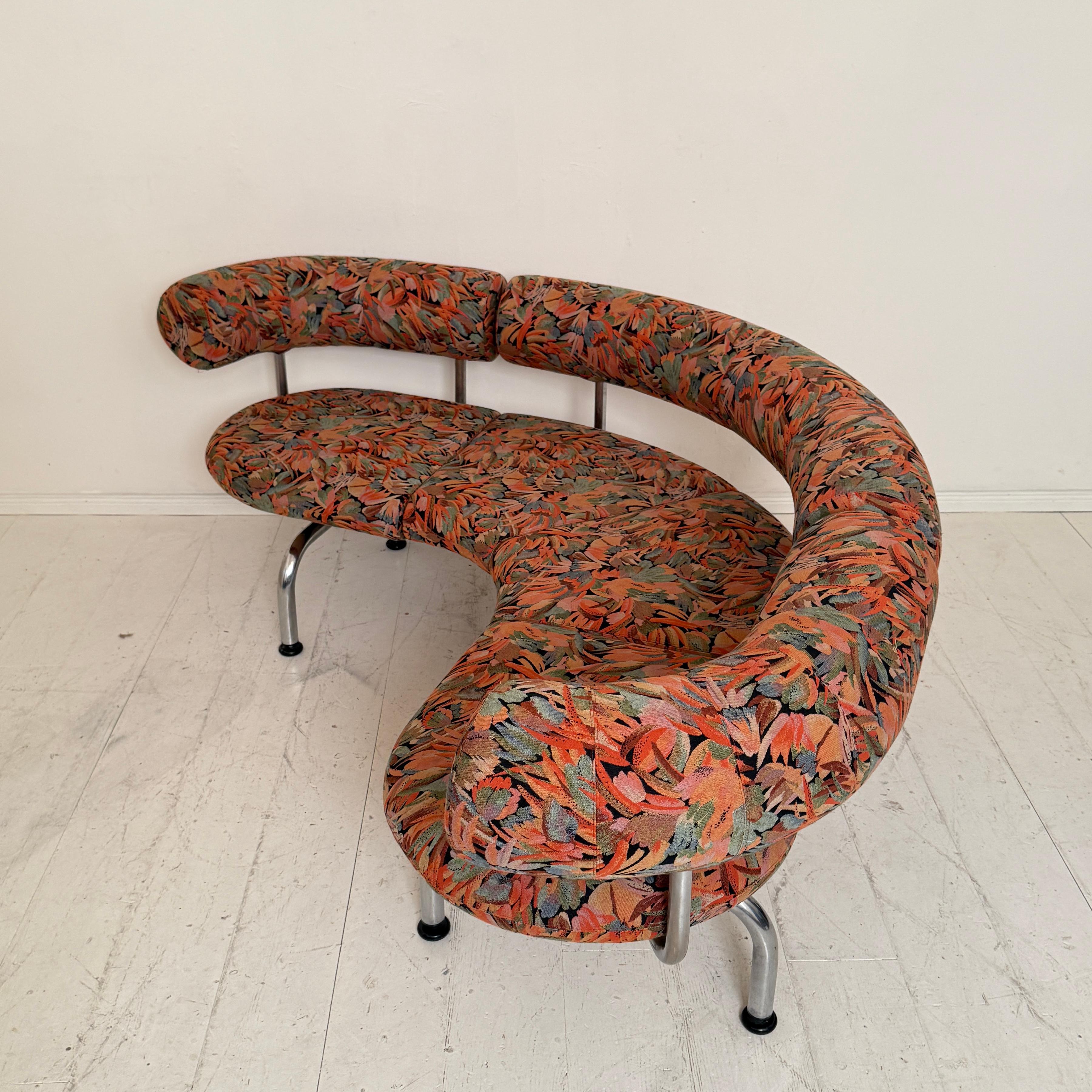 1980s Postmodern “Pipeline” Sofa by Foersom & Hiort-Lorenzen for Erik Jørgensen For Sale 2