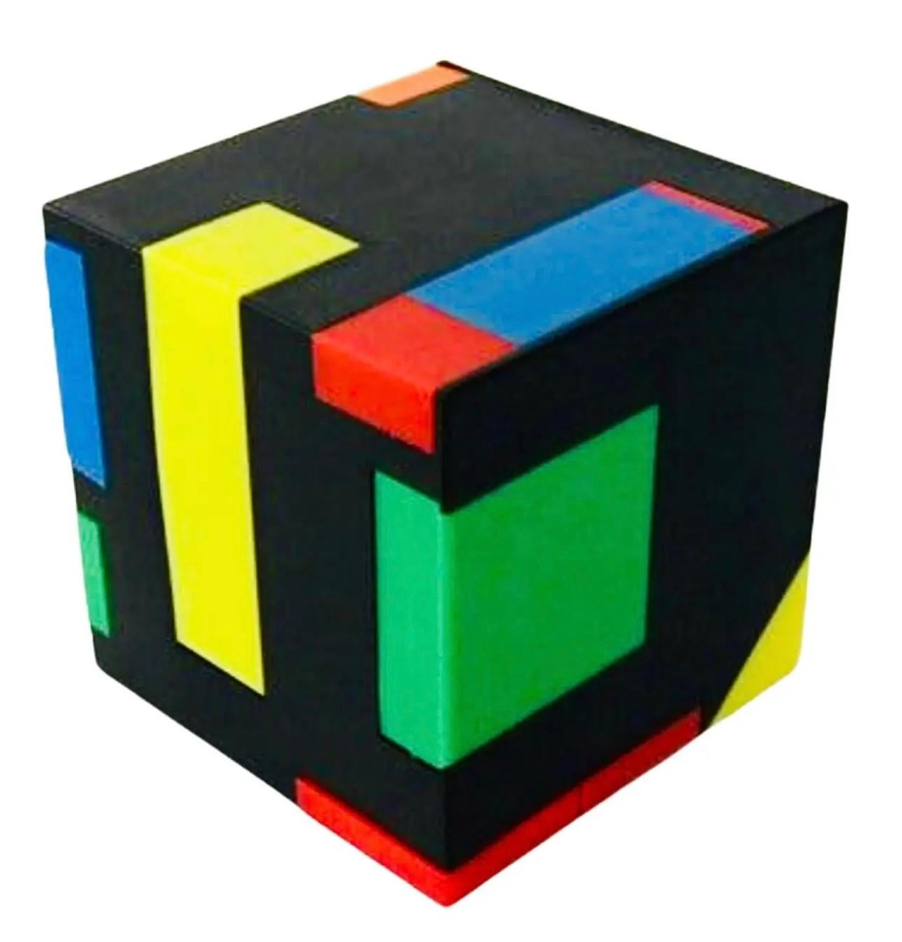 1980's Postmodern Memphis Design George Matsumoto Magic Cube Hidden Office For Sale 3