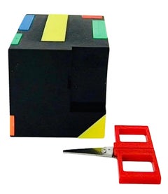 Postmodernes Memphis-Design der 1980er Jahre George Matsumoto Magischer Würfel Verstecktes Büro