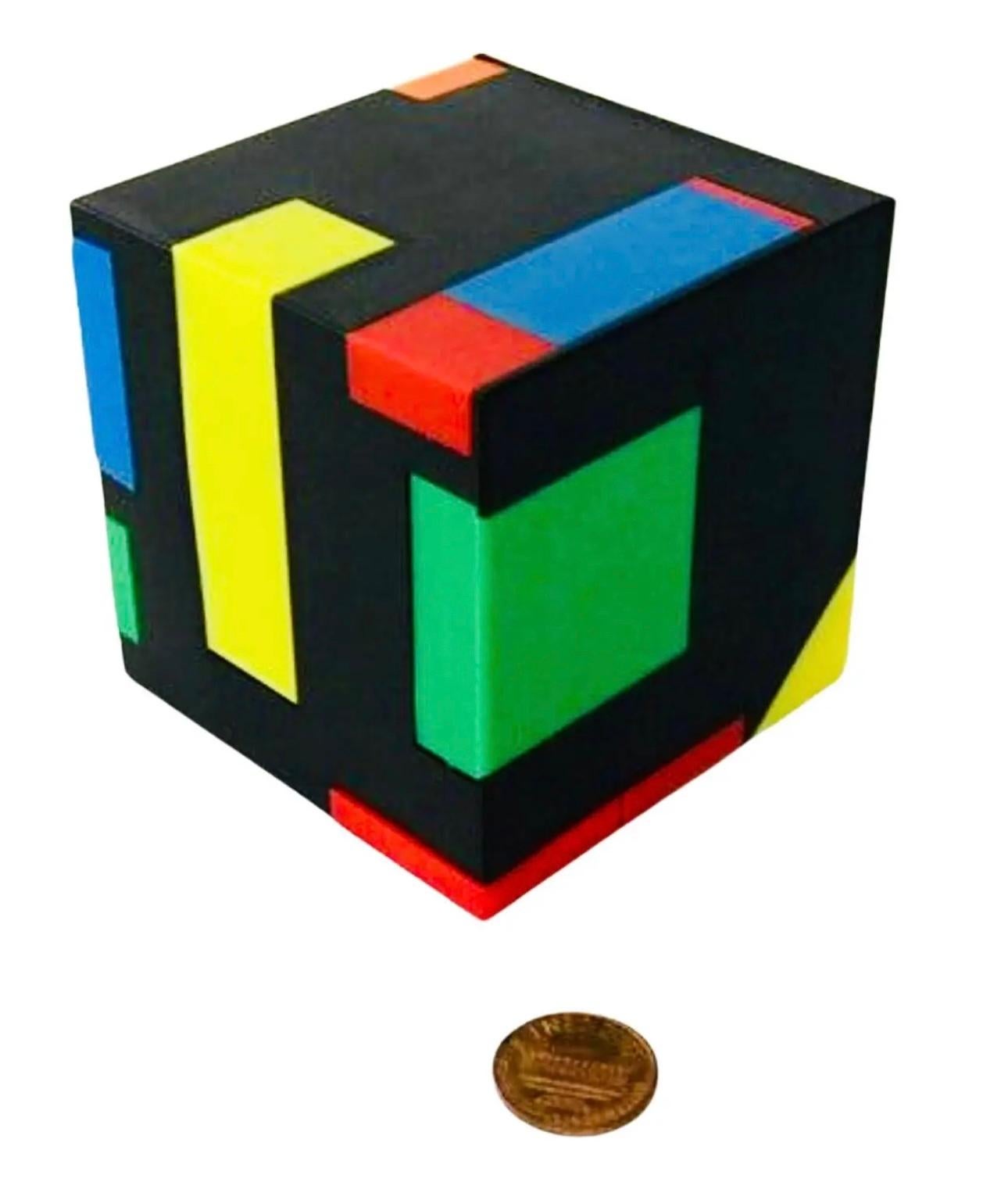 1980's Postmodern Memphis Design George Matsumoto Magic Cube Hidden Office For Sale 2