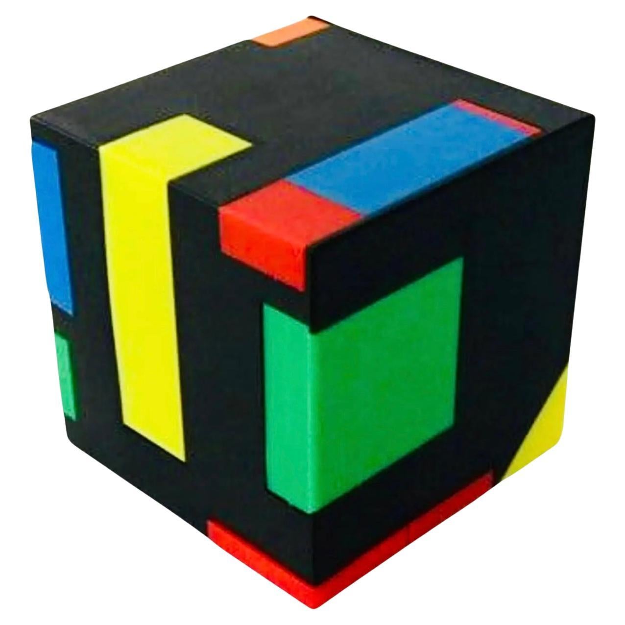 1980's Postmodern Memphis Design George Matsumoto Magic Cube Hidden Office For Sale