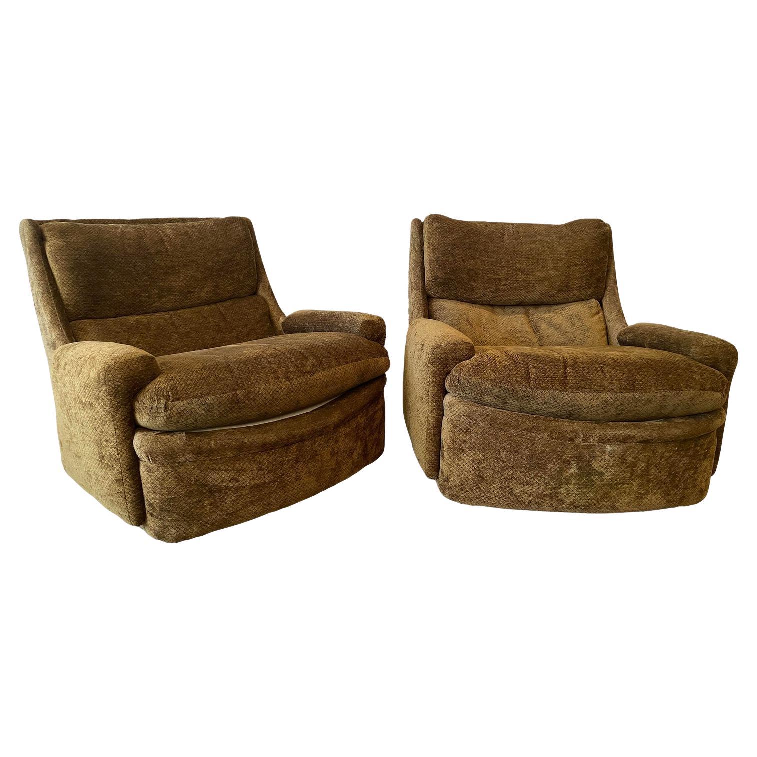 1980s Postmodern Sculptural Arc Chairs - a Pair For Sale