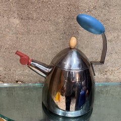 1980s Postmodern Tea Kettle Designed by Michael Graves