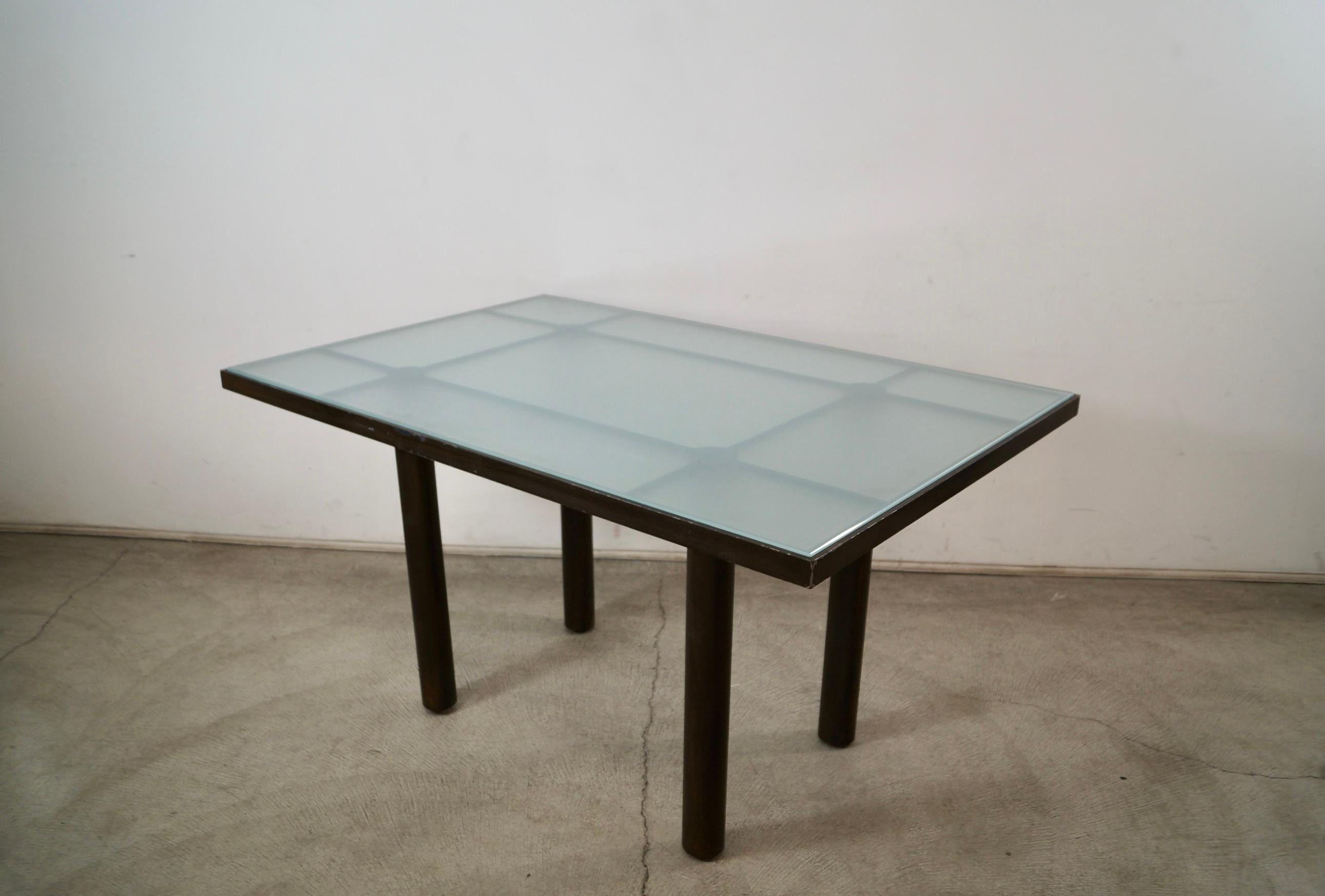 Mesa de comedor postmoderna Tobia Scarpa for Knoll Andre de los años 80 en venta 4