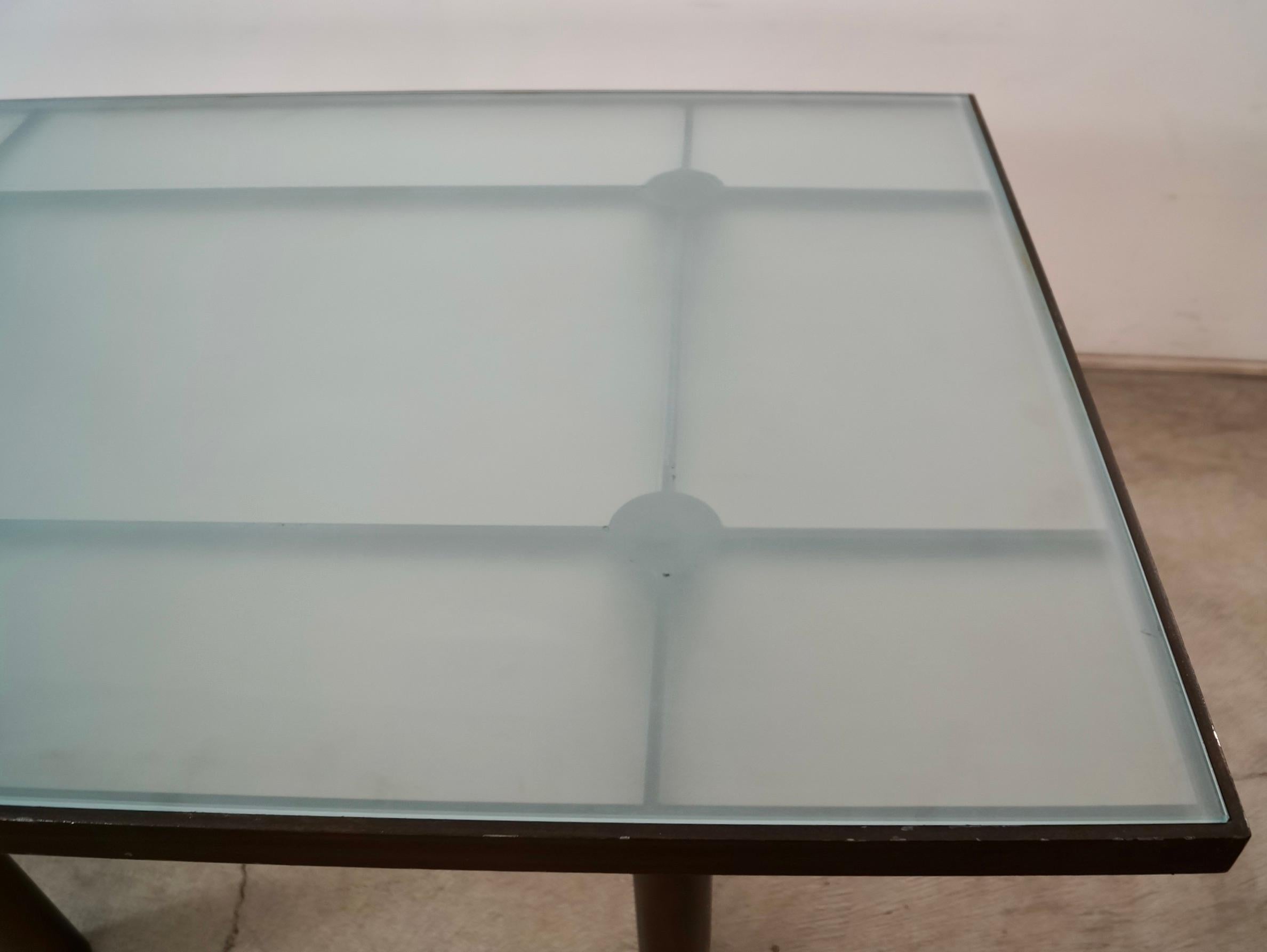 Mesa de comedor postmoderna Tobia Scarpa for Knoll Andre de los años 80 en venta 9