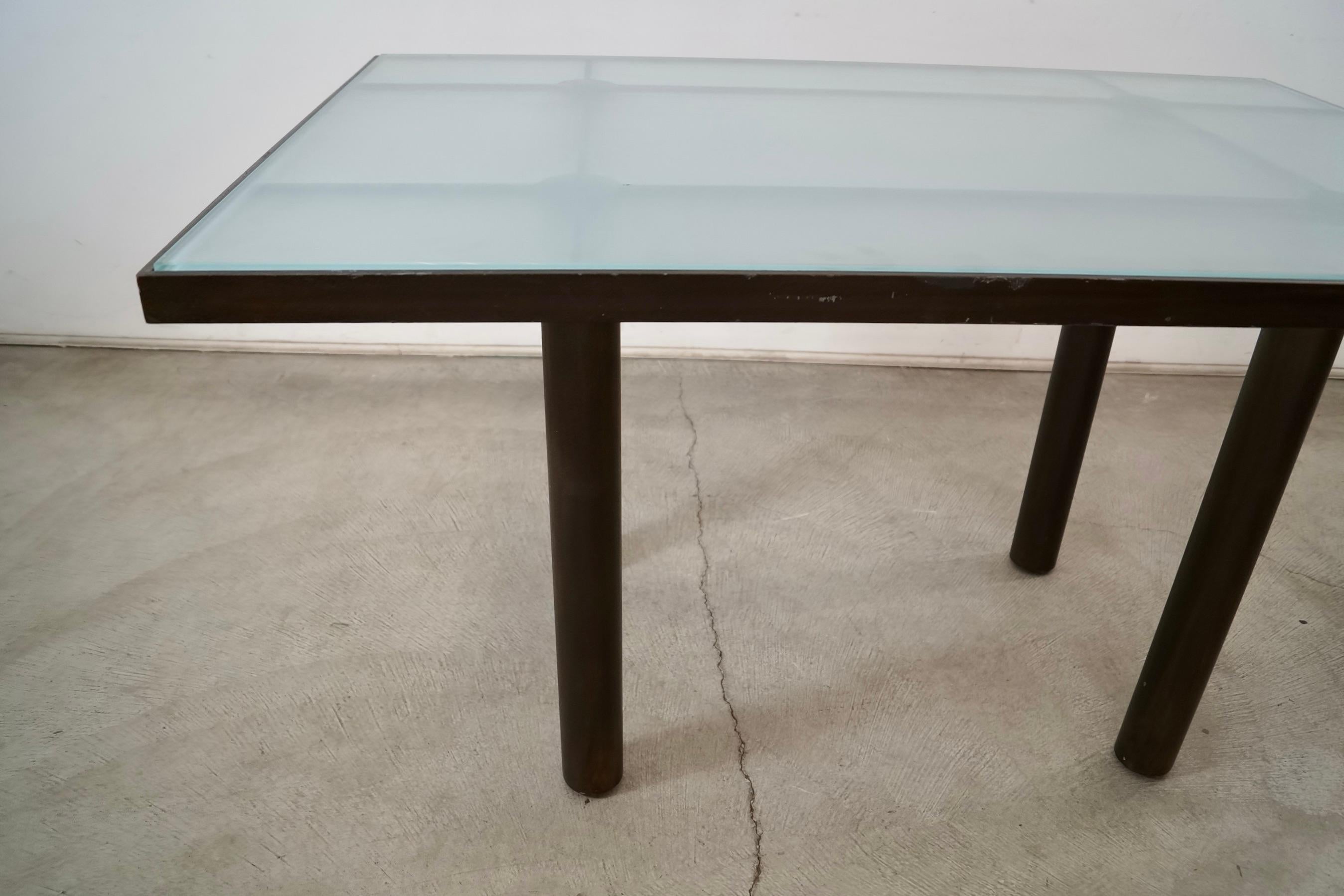 Mesa de comedor postmoderna Tobia Scarpa for Knoll Andre de los años 80 en venta 10