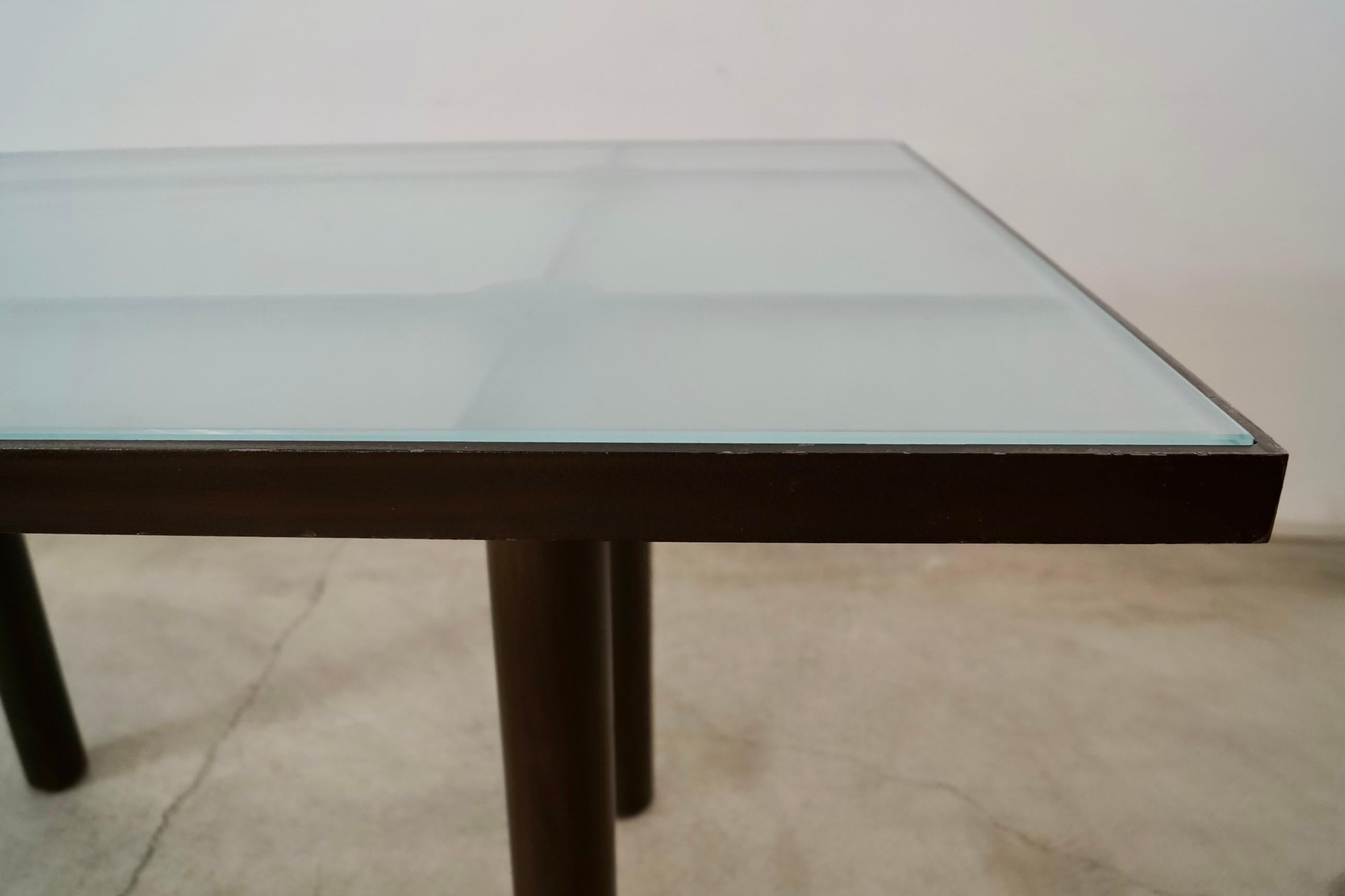 Mesa de comedor postmoderna Tobia Scarpa for Knoll Andre de los años 80 en venta 13