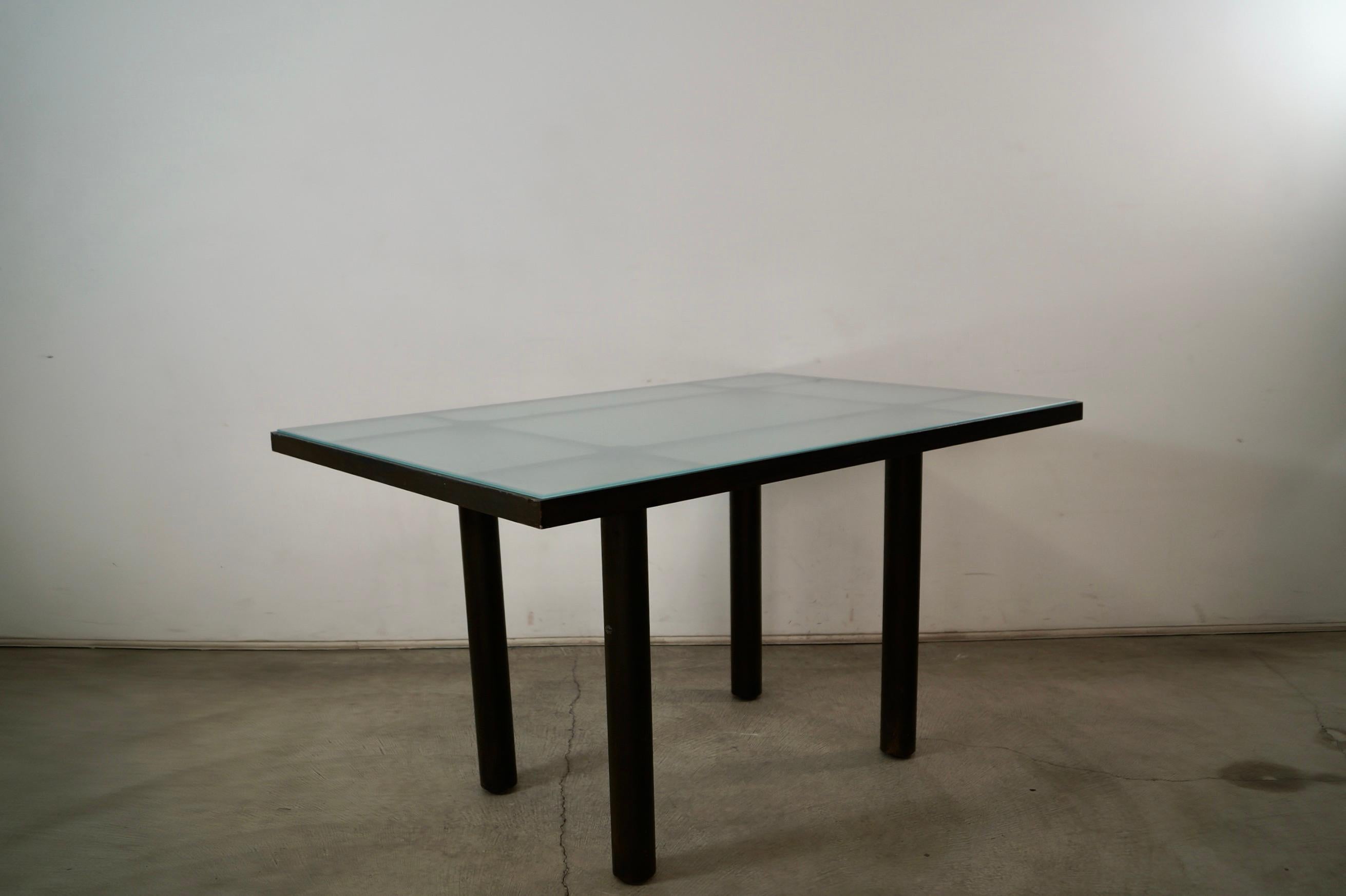 Mesa de comedor postmoderna Tobia Scarpa for Knoll Andre de los años 80 Estadounidense en venta