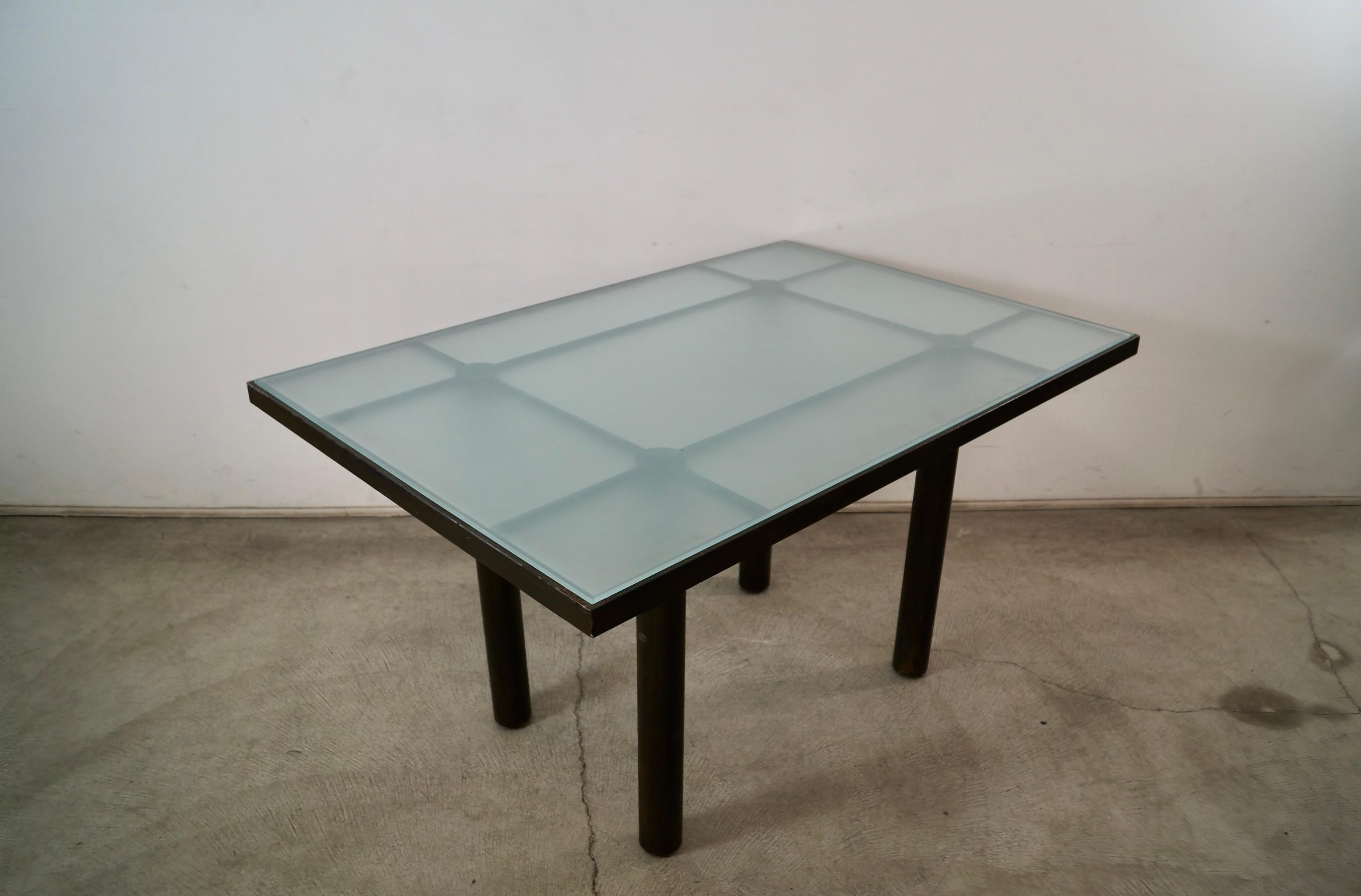 Mesa de comedor postmoderna Tobia Scarpa for Knoll Andre de los años 80 finales del siglo XX en venta
