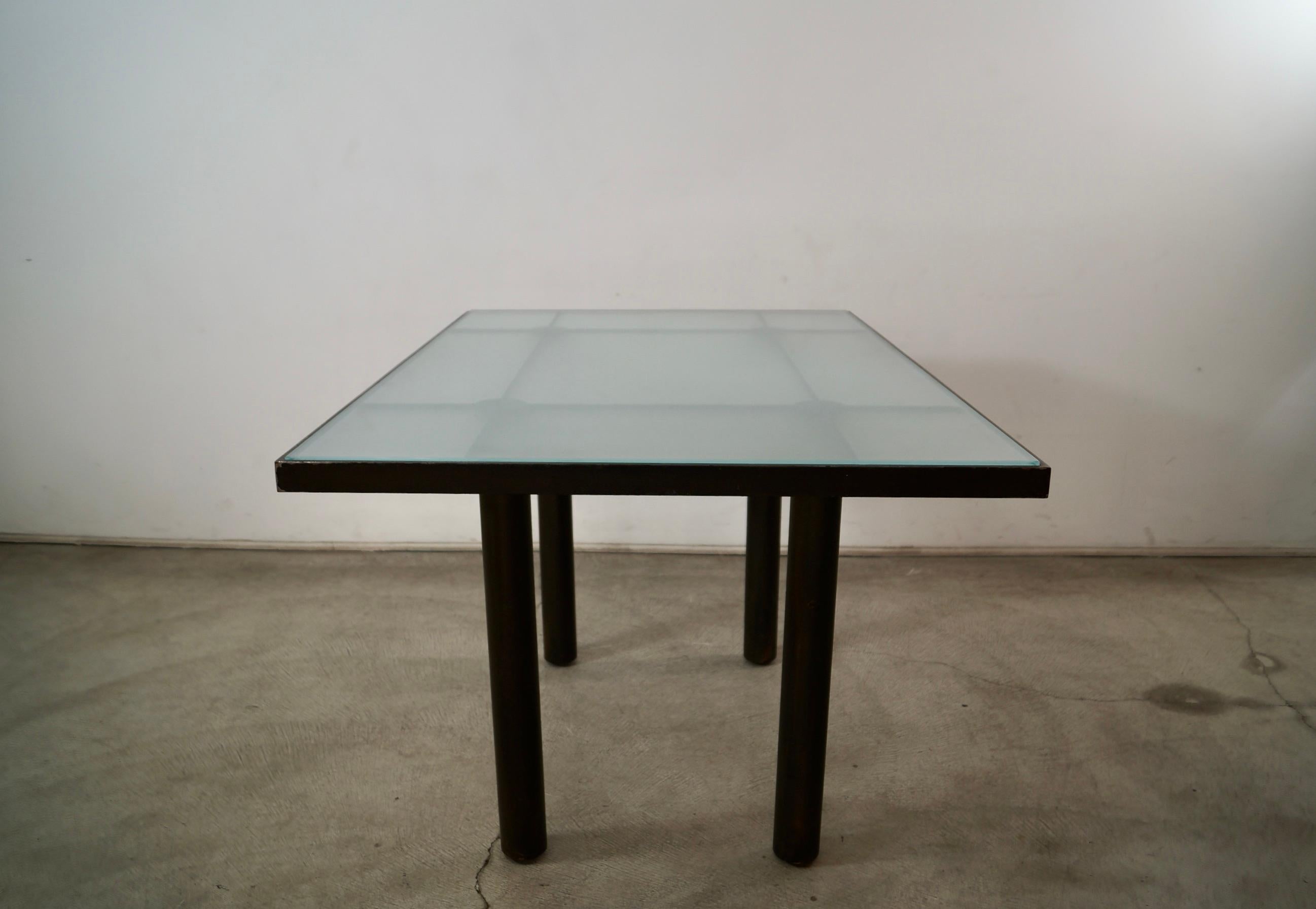 Mesa de comedor postmoderna Tobia Scarpa for Knoll Andre de los años 80 en venta 1