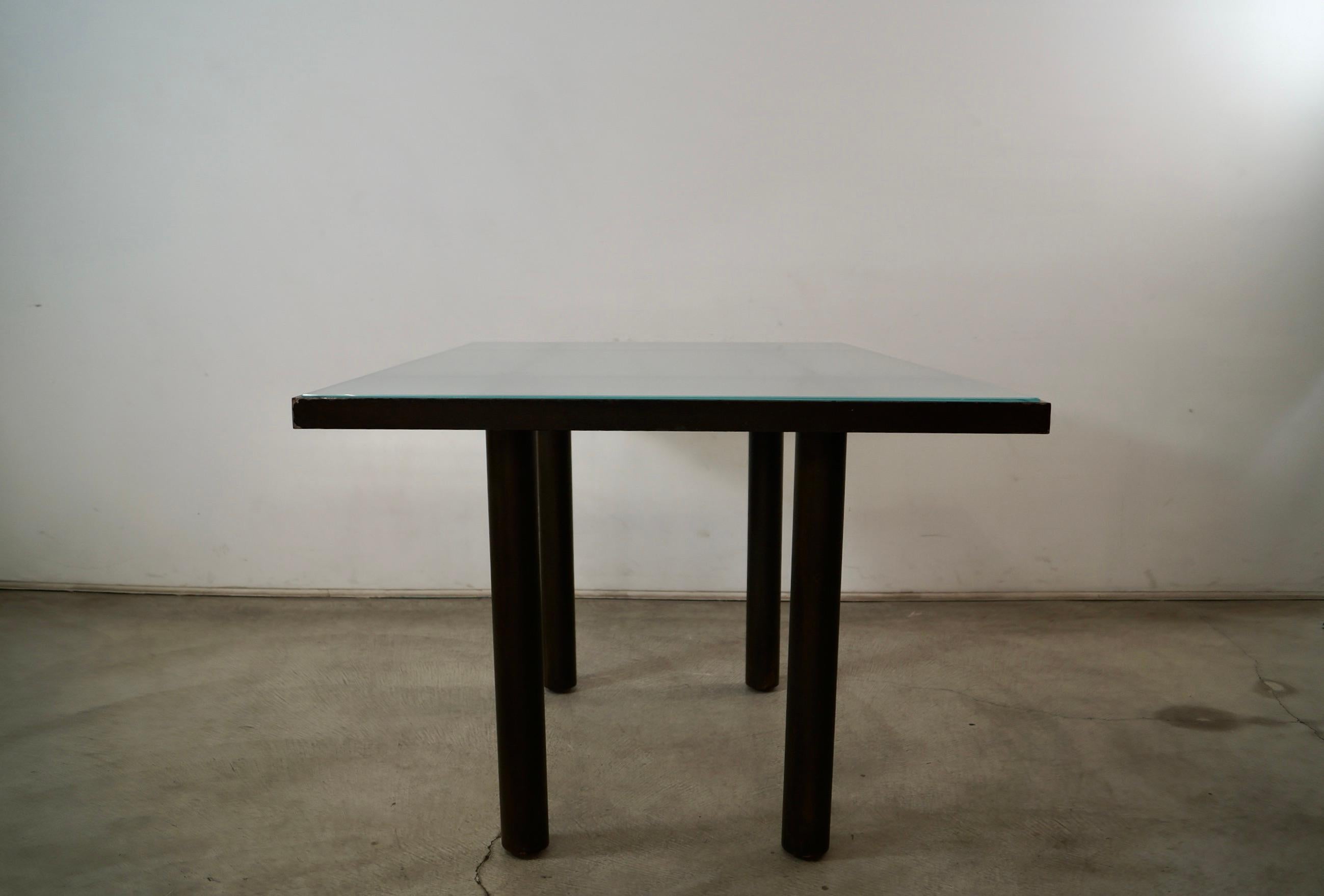 Mesa de comedor postmoderna Tobia Scarpa for Knoll Andre de los años 80 en venta 2