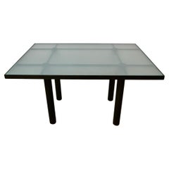 Mesa de comedor postmoderna Tobia Scarpa for Knoll Andre de los años 80