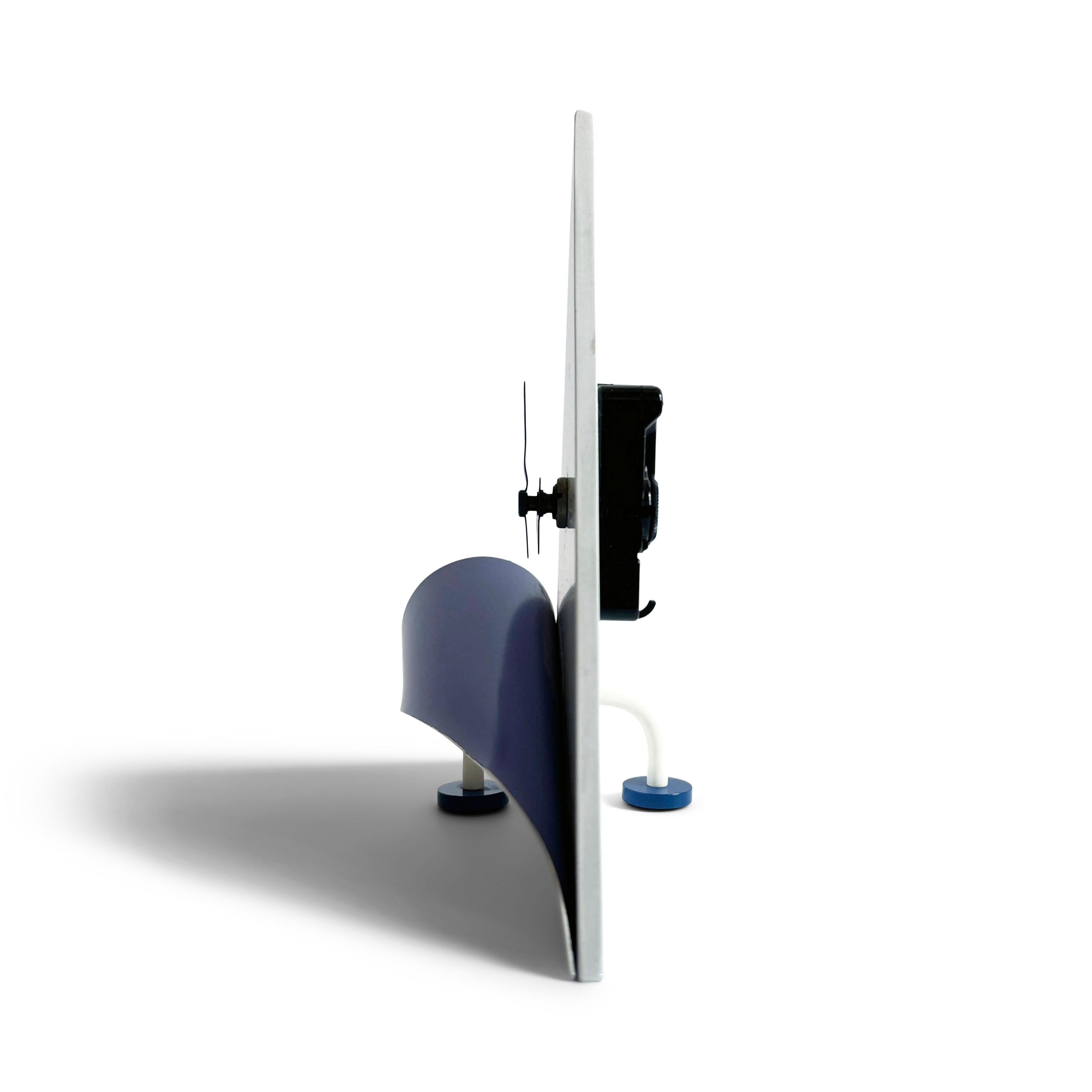 Late 20th Century 1980s Postmodern Triangular Desk Clock by Jeco For Sale