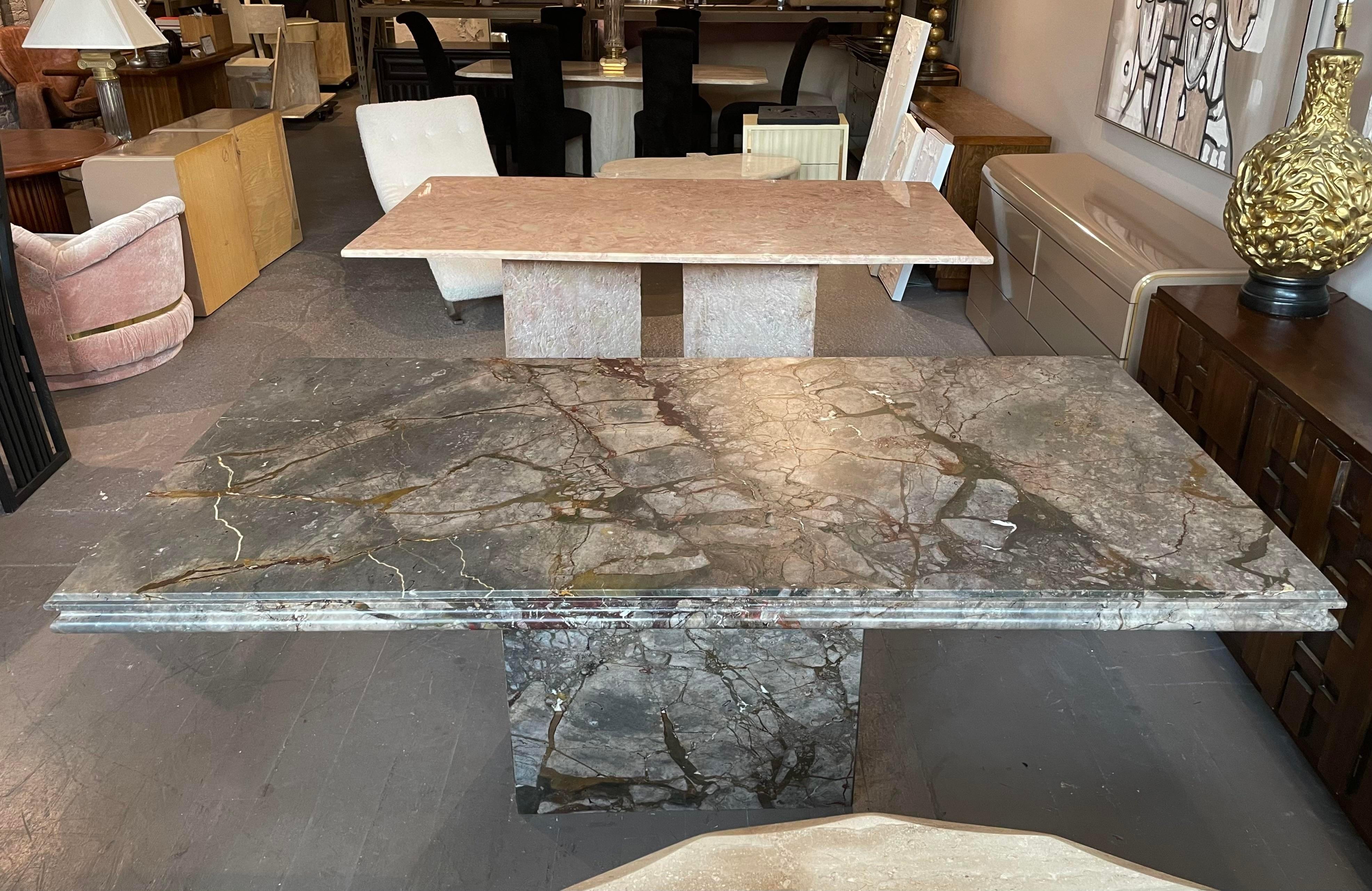 vintage marble dining table