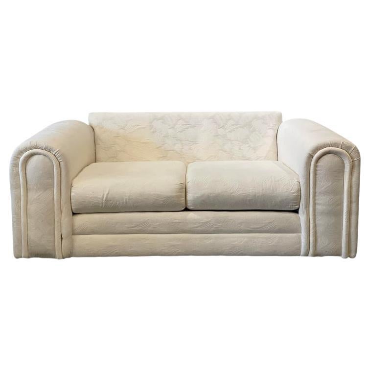 1980s Postmodern Vintage Loveseat Sofa