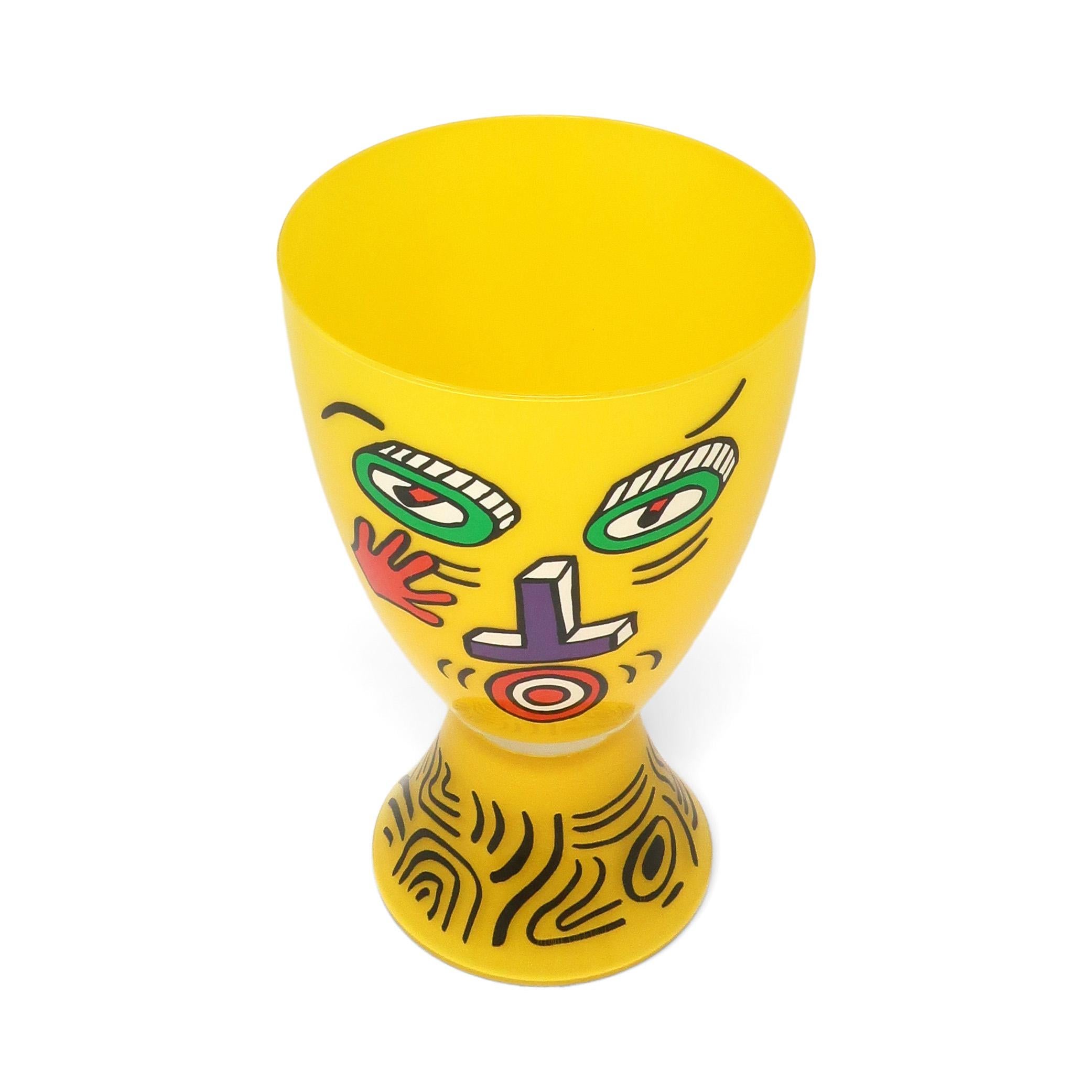 XX secolo Vaso di vetro postmoderno degli anni '80 