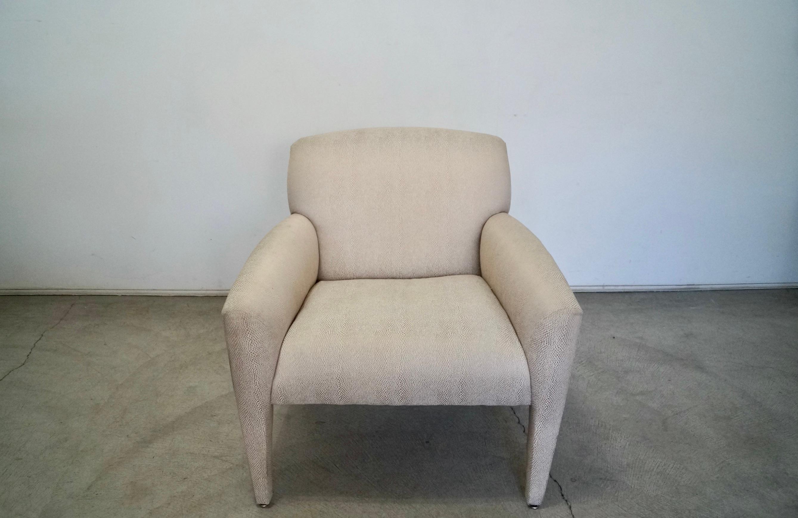 Post-Modern 1980s Postmodern Vladmir Kagan Armchair For Sale