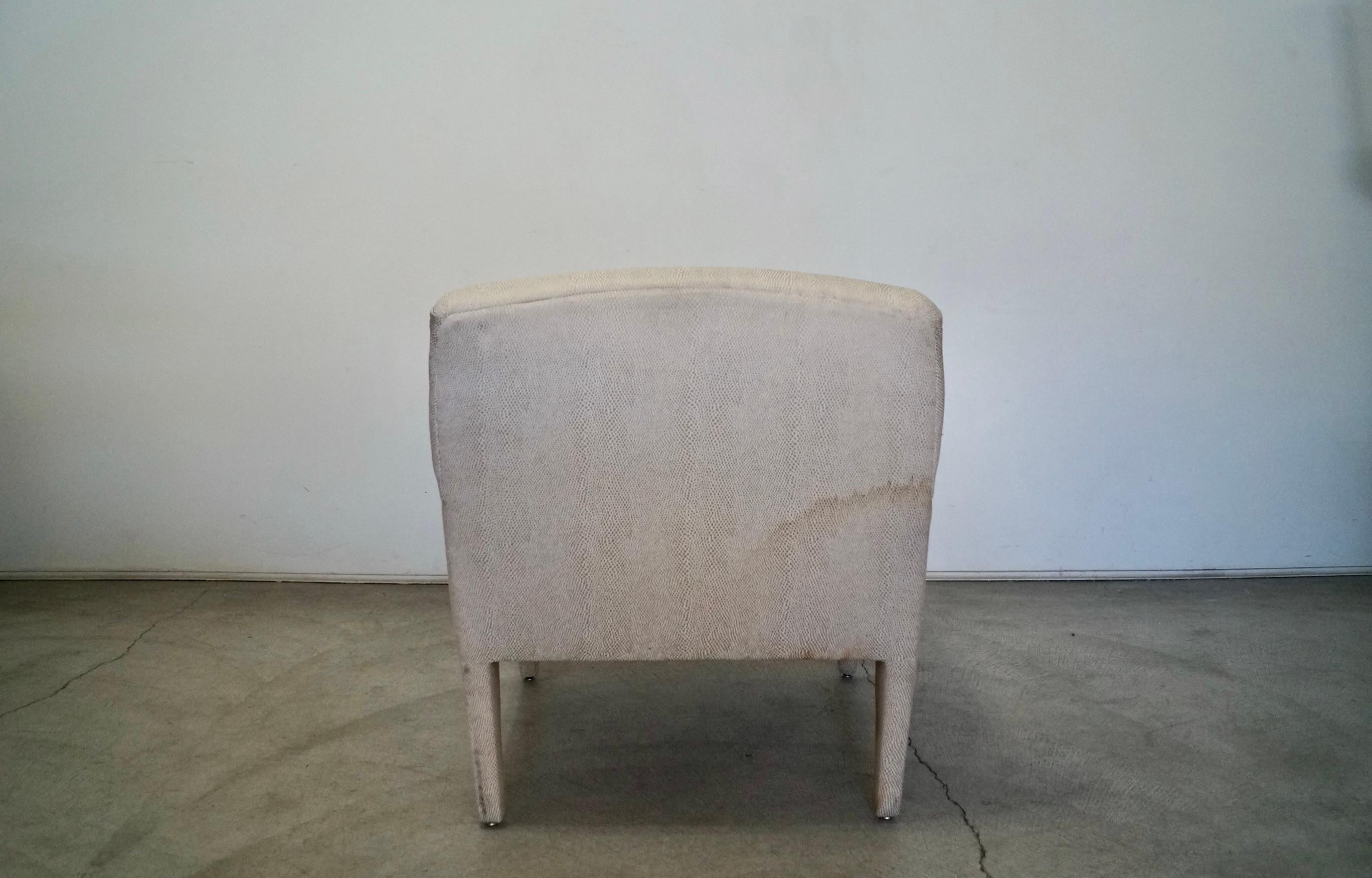 1980s Postmodern Vladmir Kagan Armchair For Sale 1
