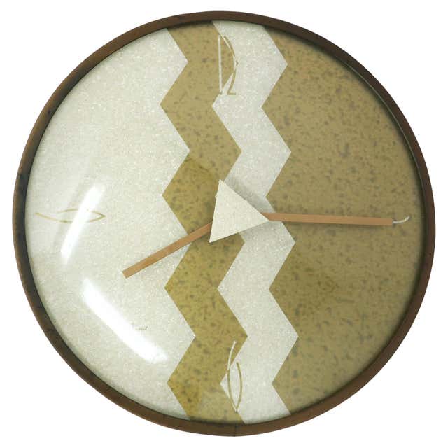 Postmodern Wall Clock by Empire For Sale at 1stDibs | post modern wall ...