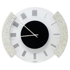 Vintage 1980s Postmodern Wall Clock by Empire Arts