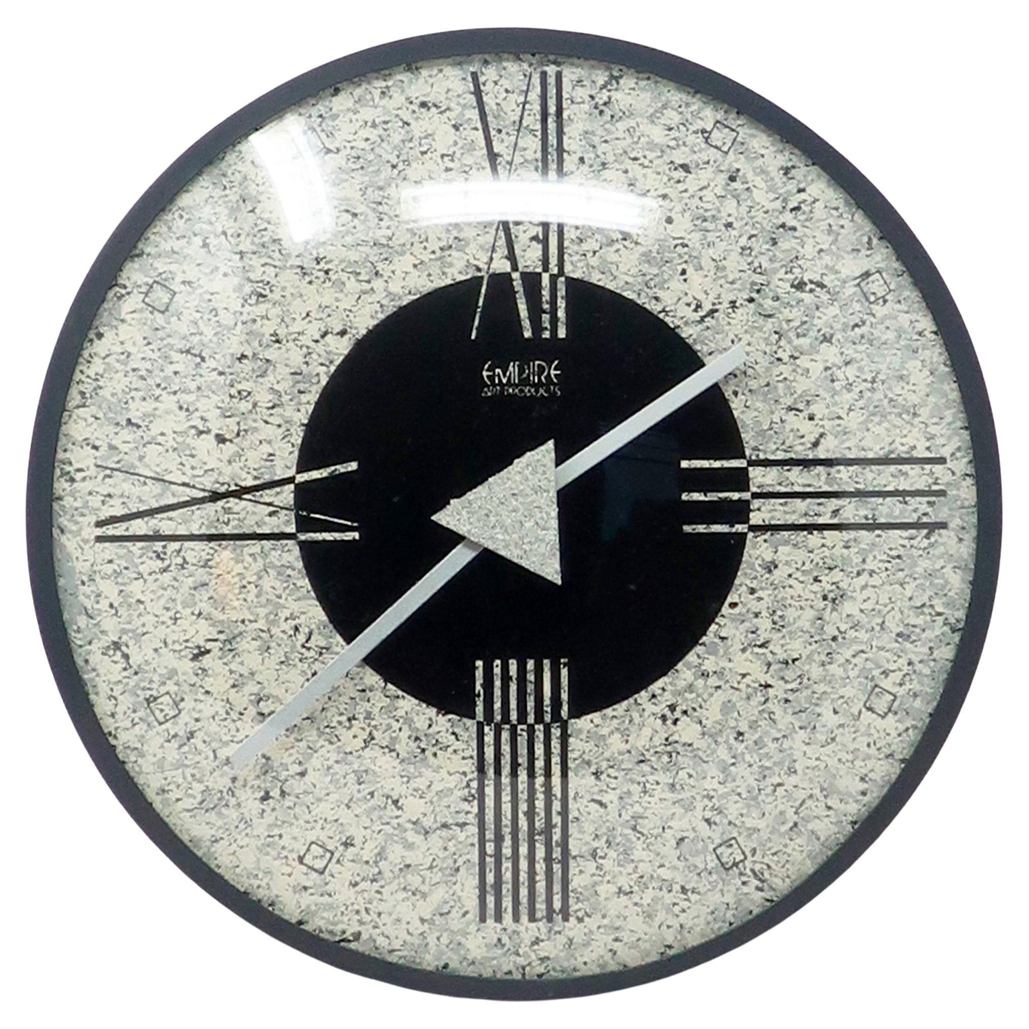 Reloj de pared postmoderno de los años 80 by Empire Arts