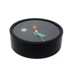 1980s, Postmodern Wall Clock by Shohei Mihara for Wakita