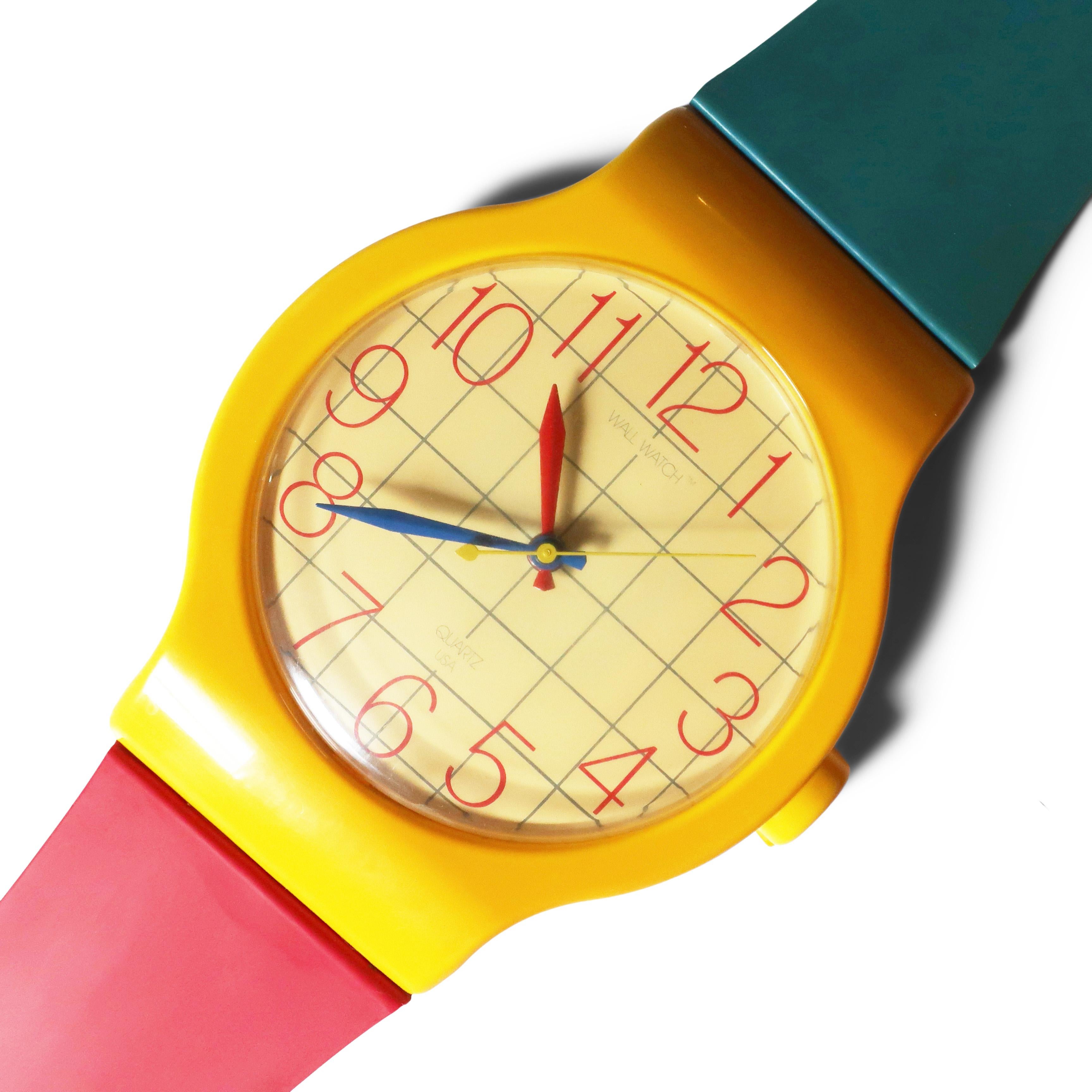 large wrist watch wall clock
