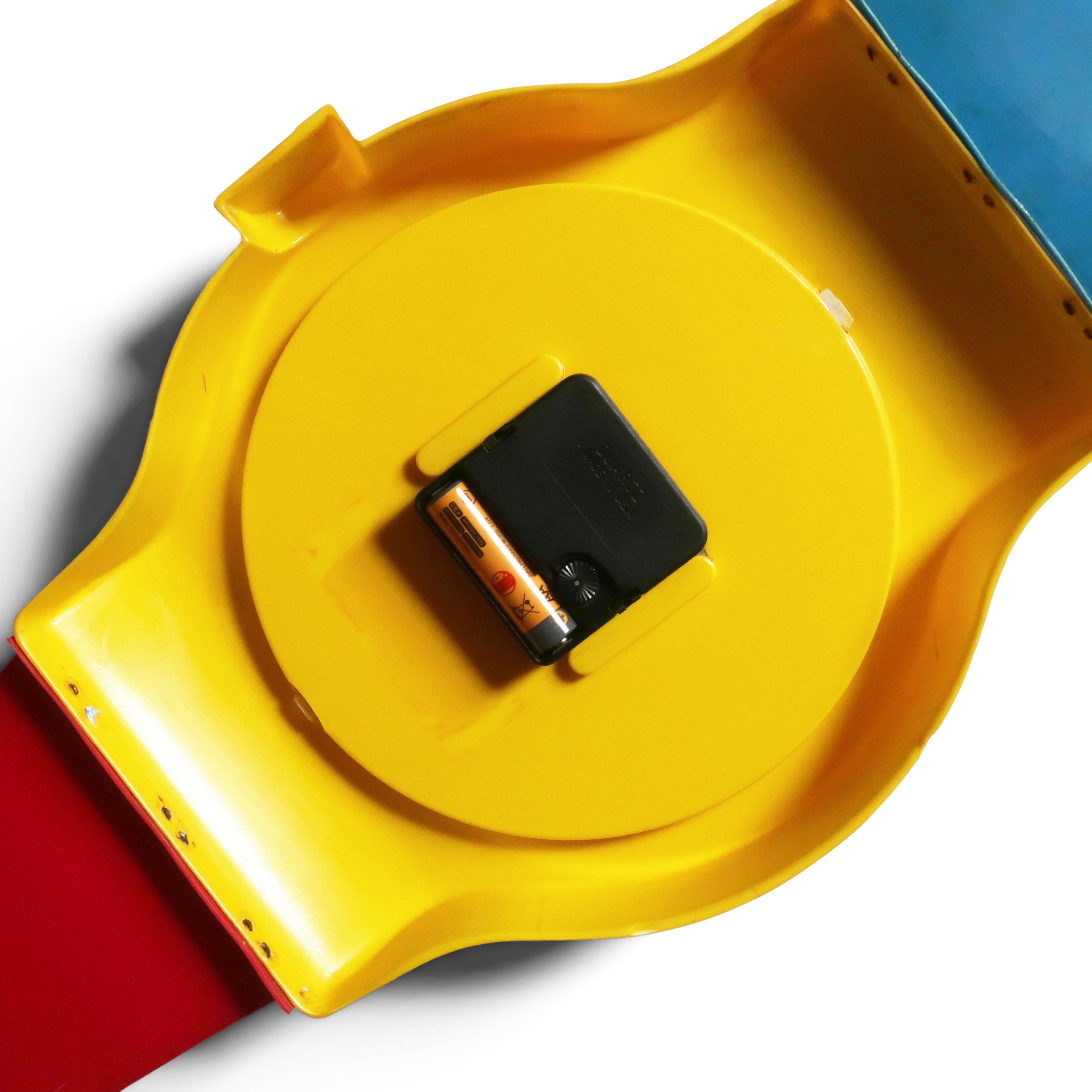 Plastic 1980s Postmodern Wristwatch Wall Clock