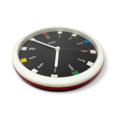 Postmoderne Youngline von Junghans Wanduhr, 1980er Jahre