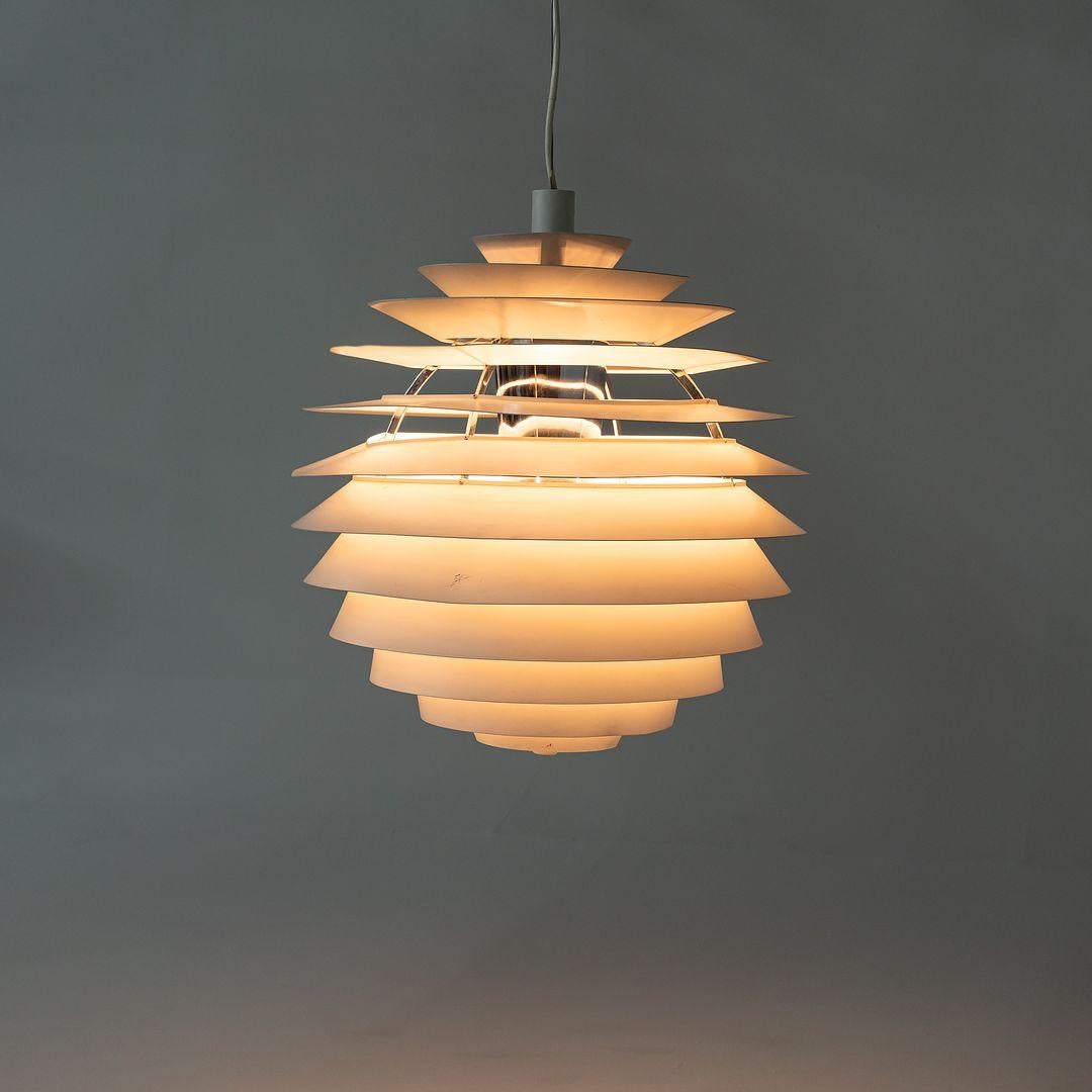 This is a PH ‚ÄòLouvre' Ceiling Pendant, initially designed by Poul Henningsen for Louis Poulsen in 1957. These examples date to the 1980s. The listed price includes one pendant, and we have three pendants available for purchase. The design