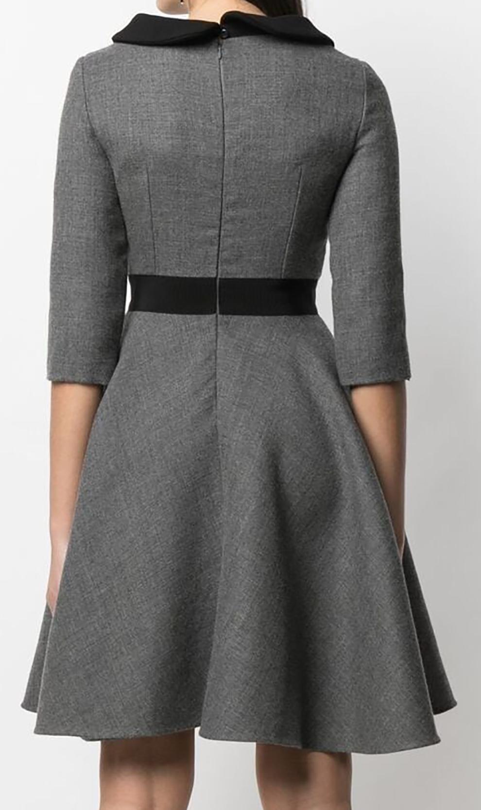 prada grey dress