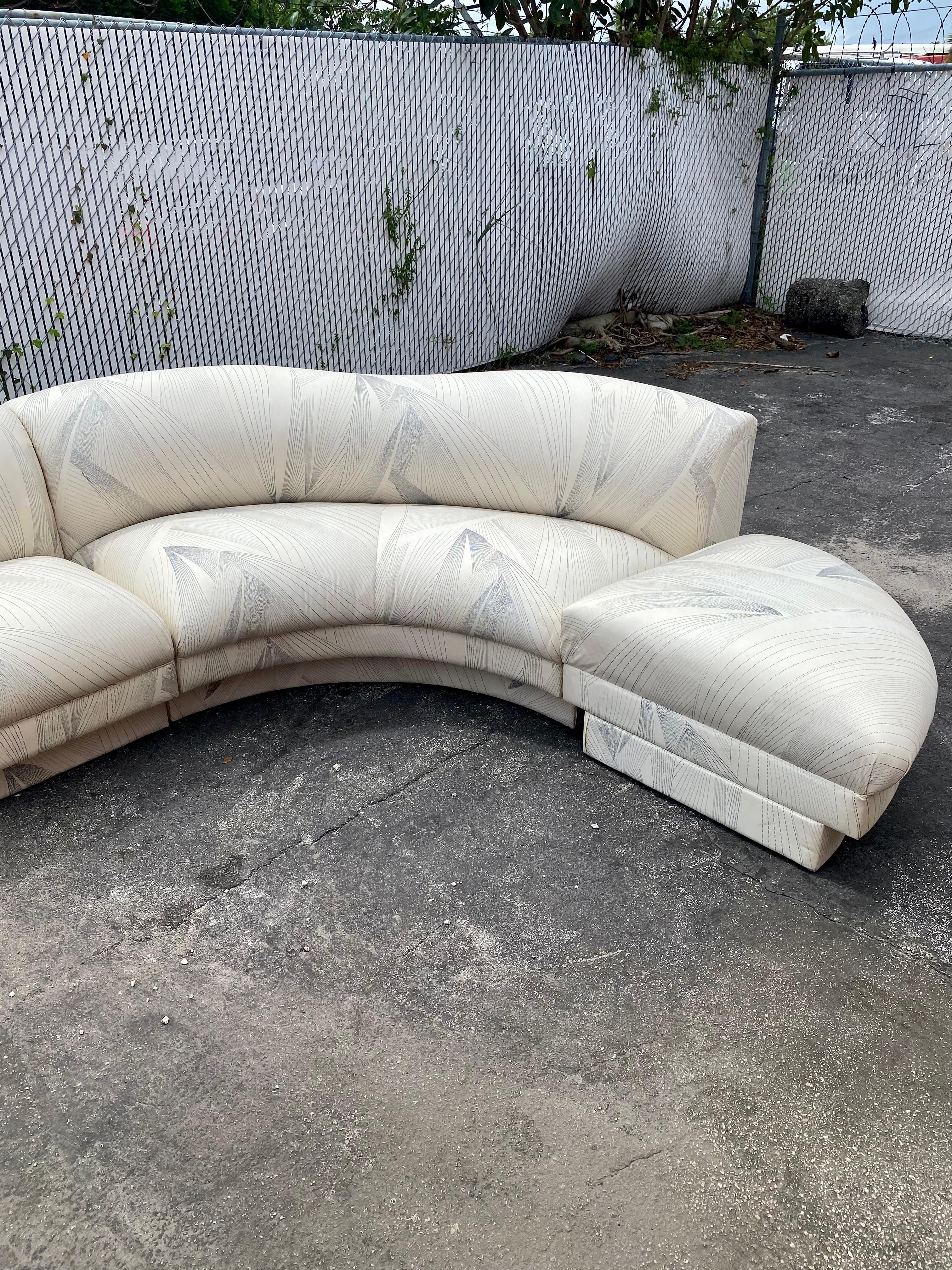 1980s Preview Biomorphic Modular Sectional For Sale 4
