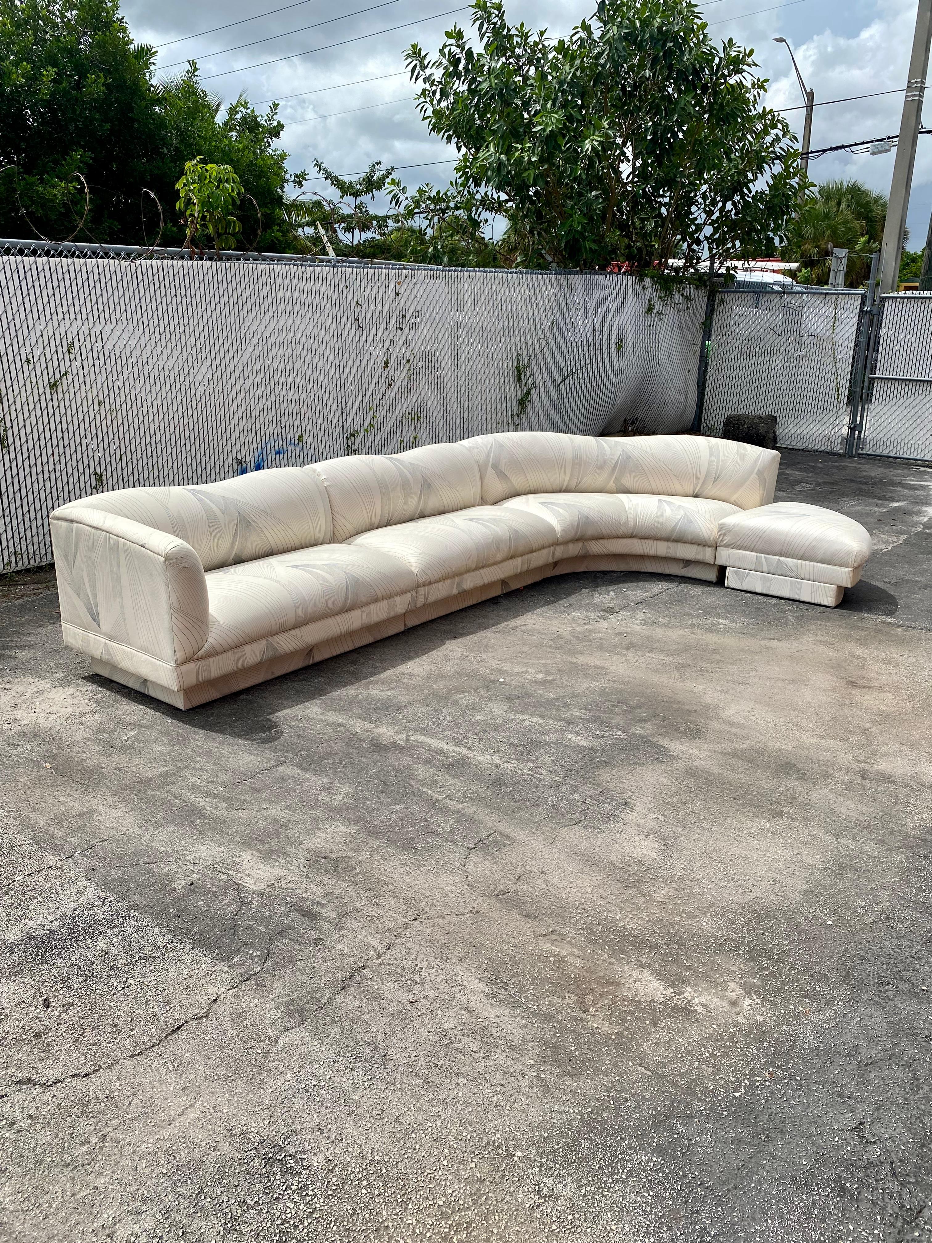 Late 20th Century 1980s Preview Biomorphic Modular Sectional For Sale
