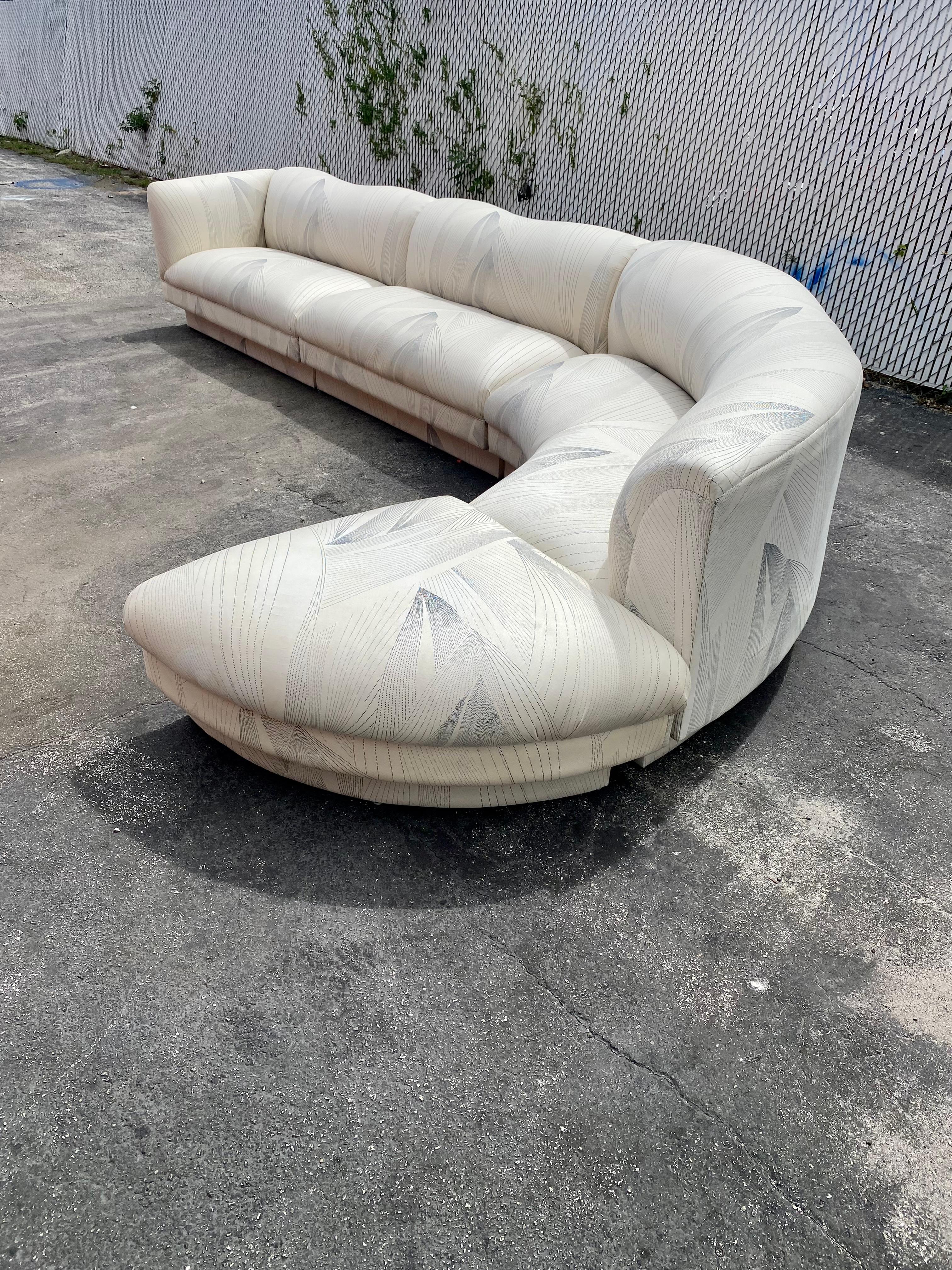 1980s Preview Biomorphic Modular Sectional For Sale 2