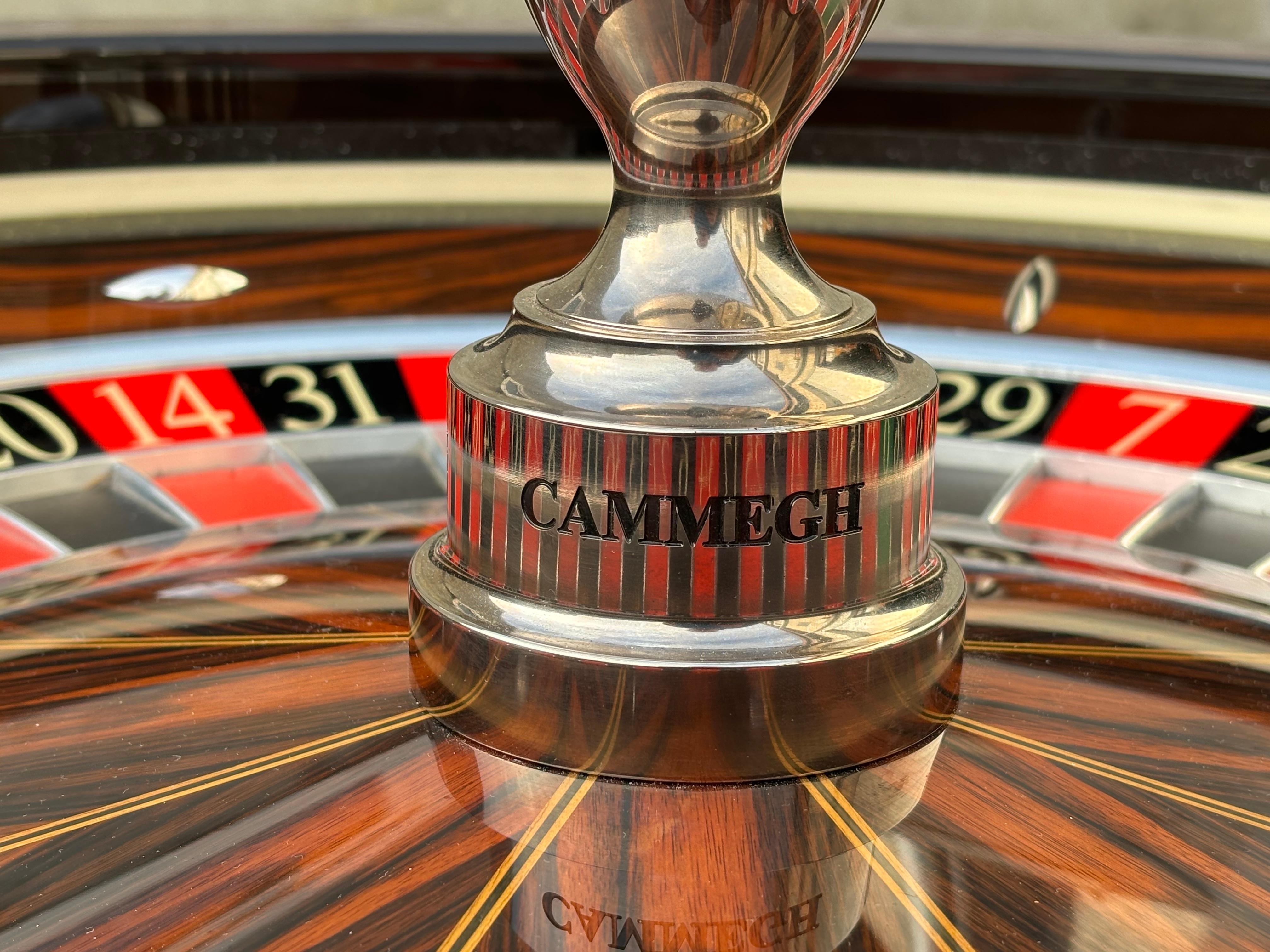 1980er Jahre Professionelles Roulette-Rad von Cammegh (Handgefertigt) im Angebot
