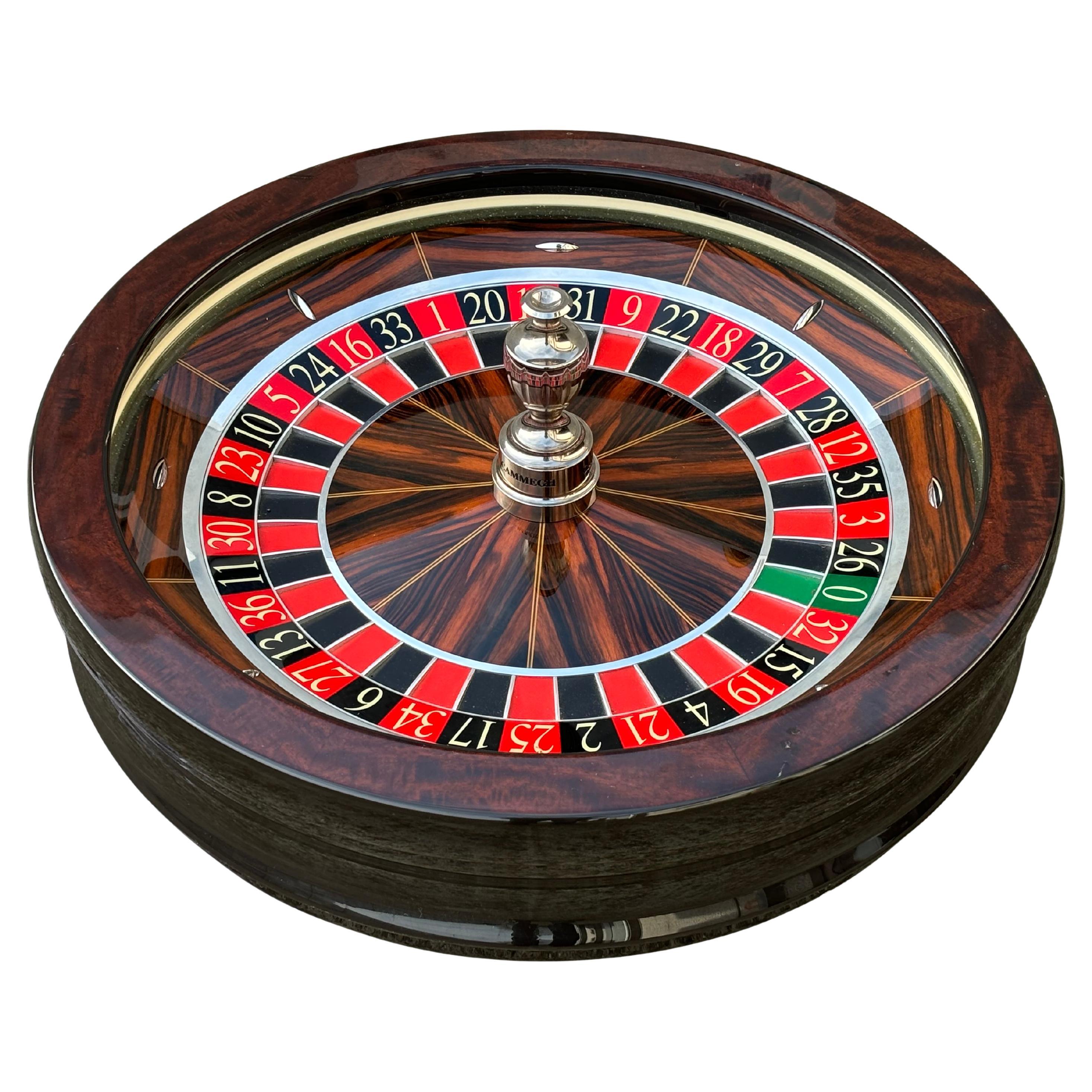 1980er Jahre Professionelles Roulette-Rad von Cammegh im Angebot