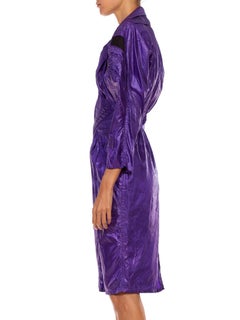 1980S Purple Nylon Parachute Dress
