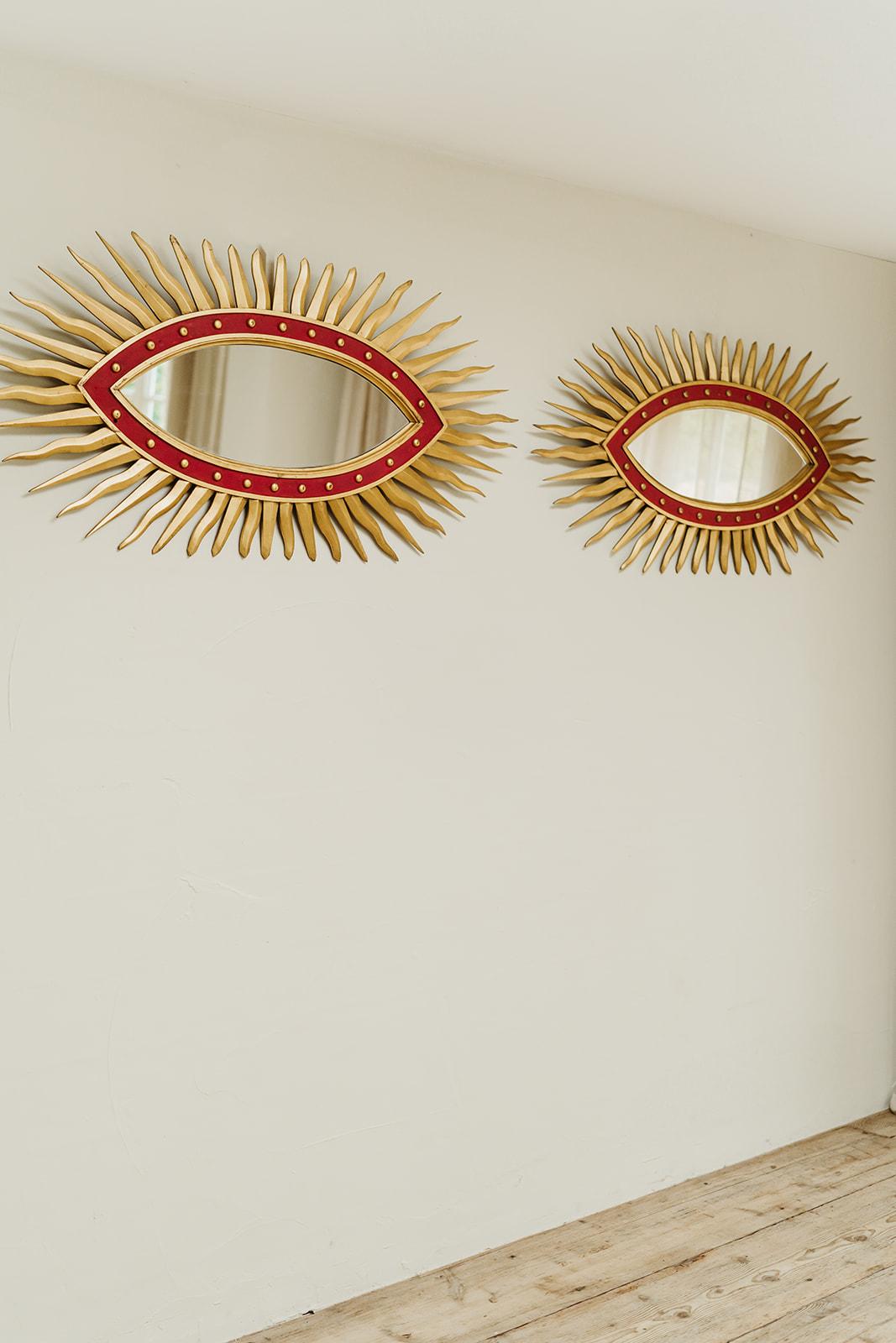 1980's quirky sunshine mirrors ...  For Sale 4