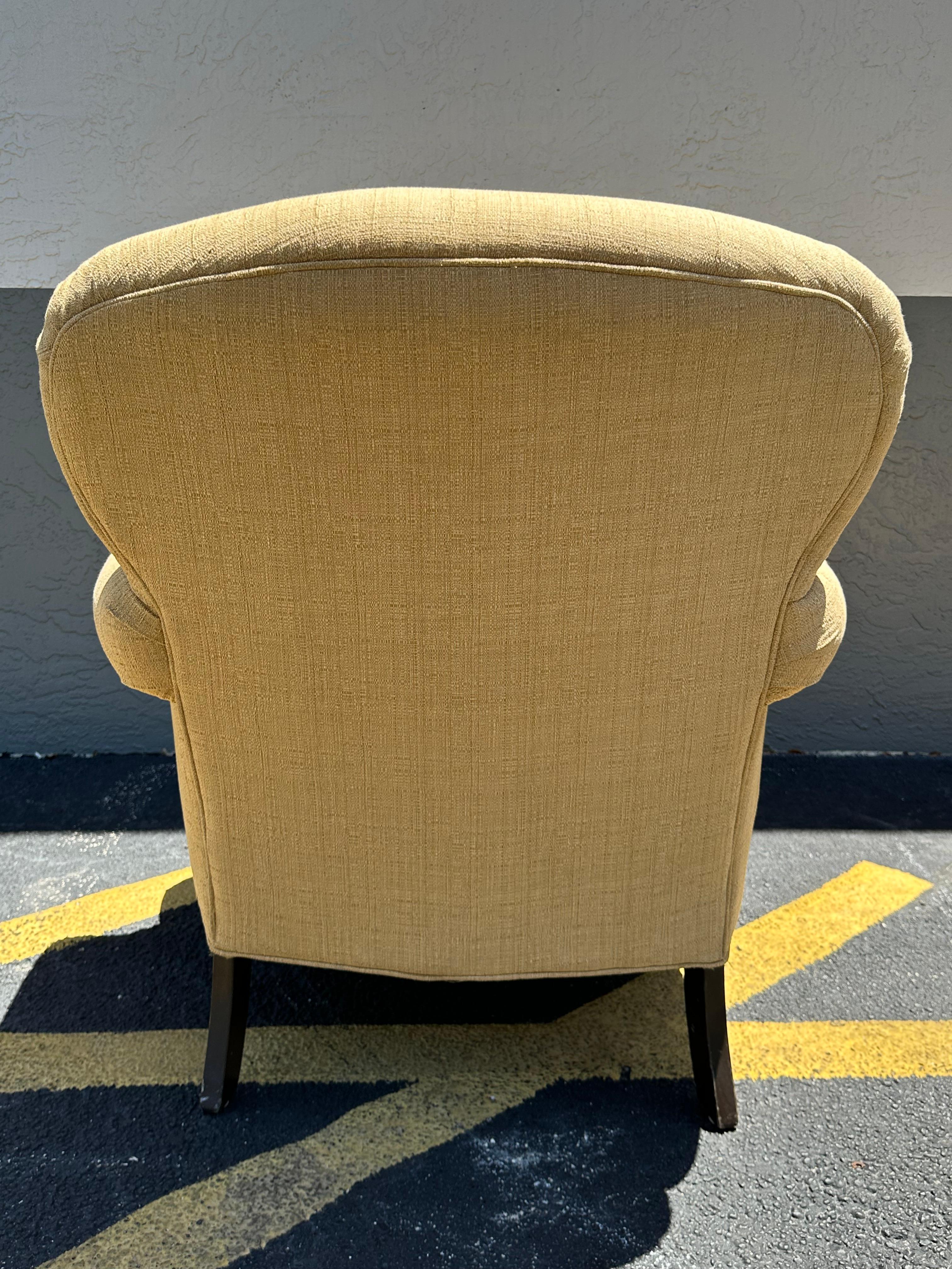 1980s Ralph Lauren English Style Beige Gold Library Castors Chairs, Set of 2 For Sale 2