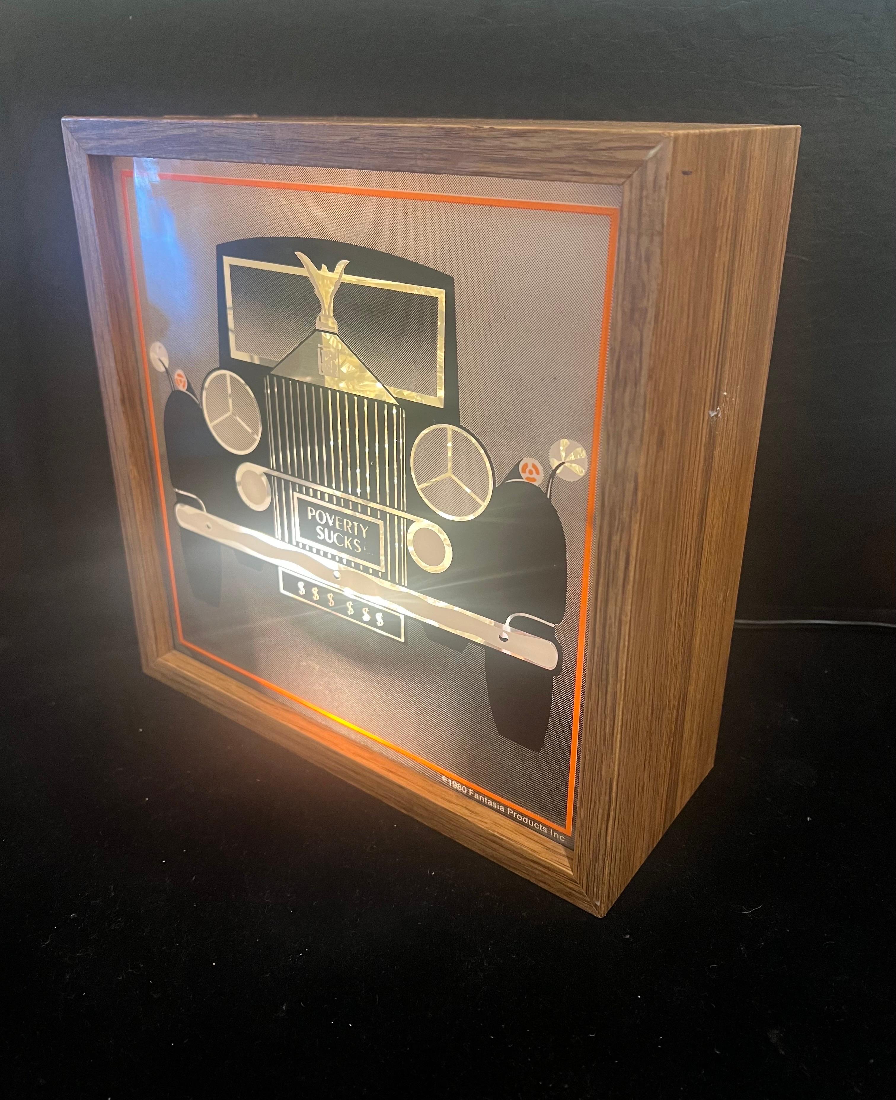 Post-Modern 1980's Rare Glitter Motion Lamp 
