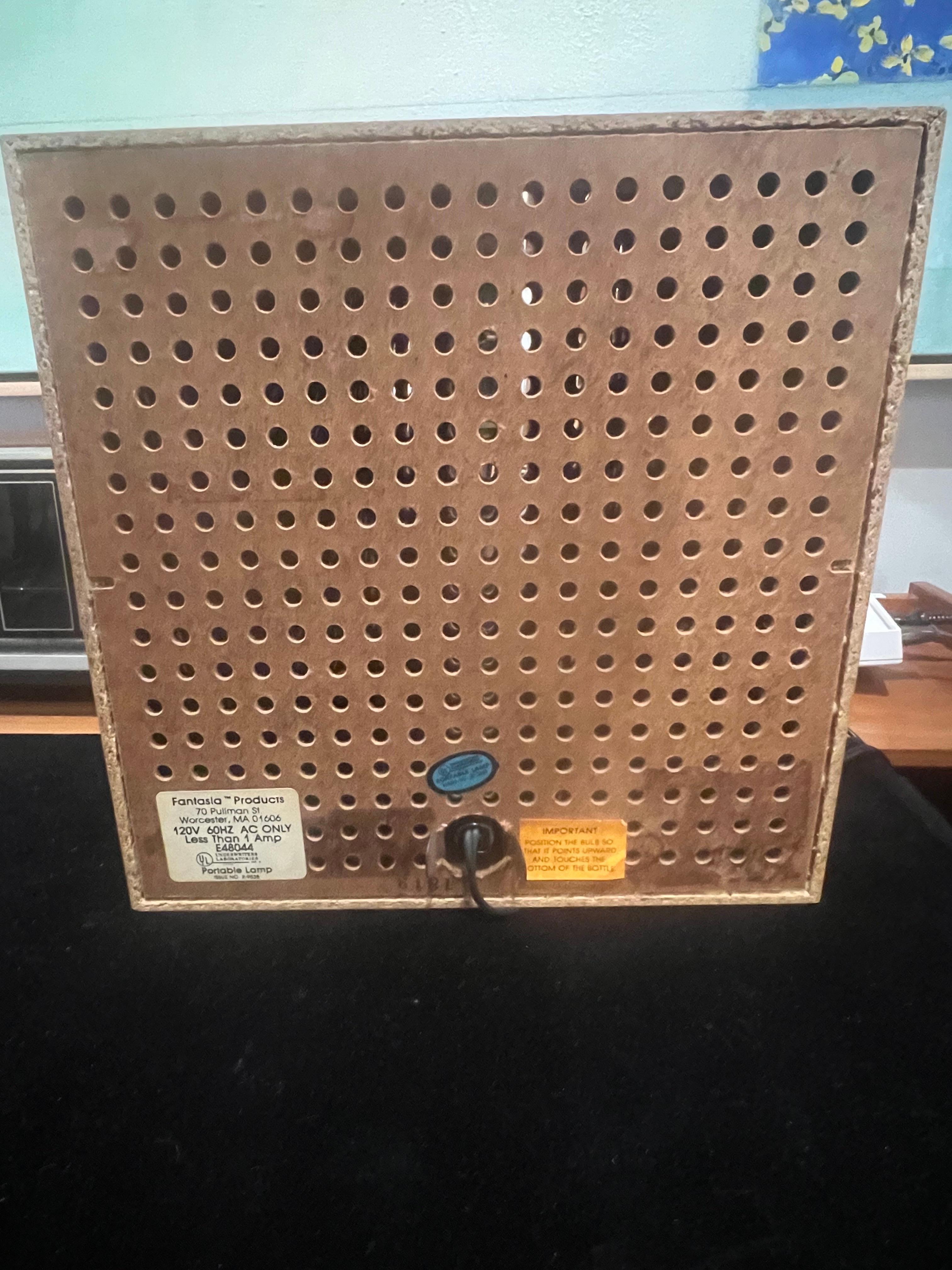 American 1980's Rare Glitter Motion Lamp 