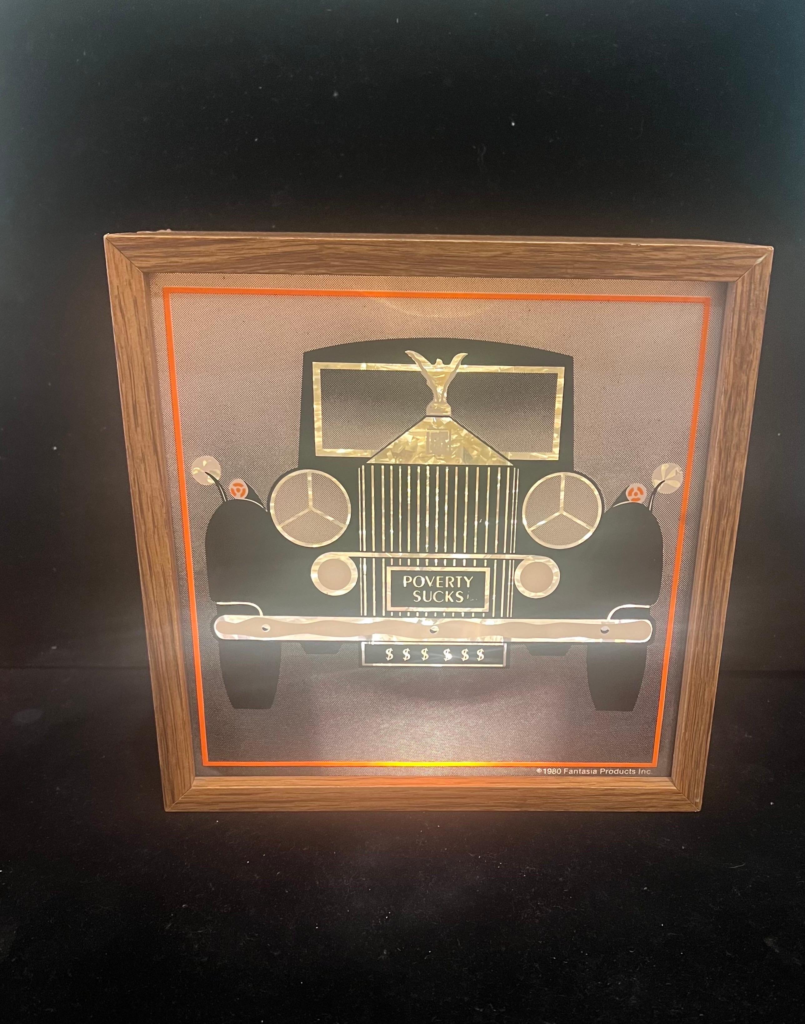 1980's Rare Glitter Motion Lamp 