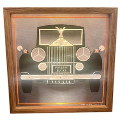 1980's Rare Glitter Motion Lamp "Poverty Sucks" by Fantasia Products