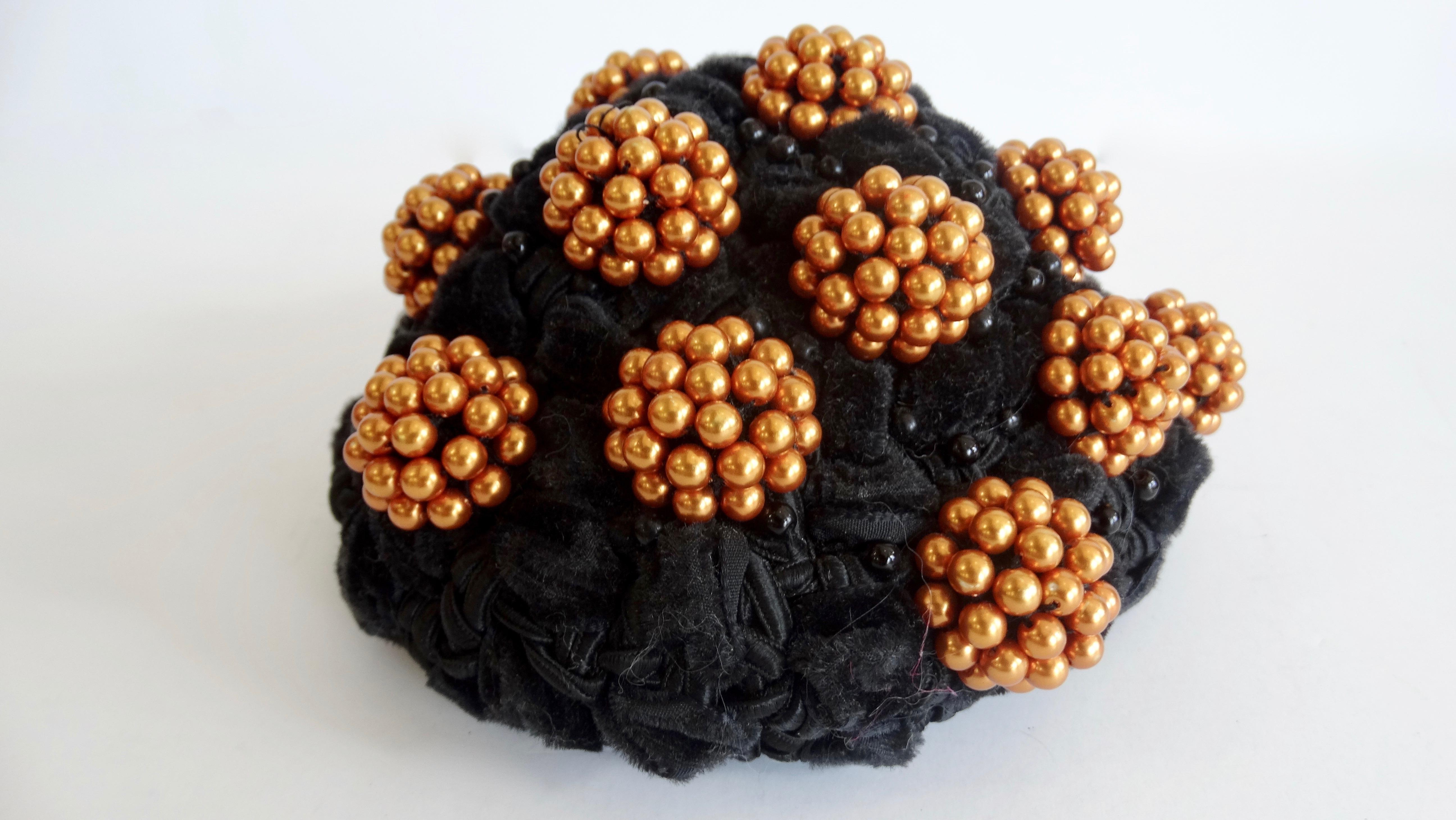 Isabel Canovas 1980s Beaded Cluster Bun Cover  2