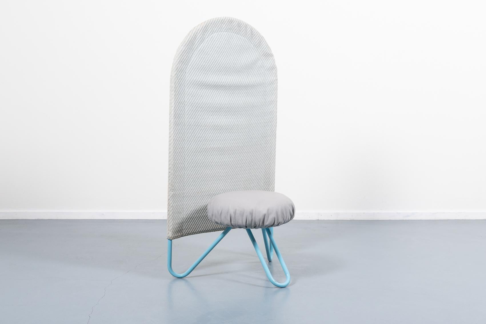 Mid-Century Modern 1980’s Rare Italian design high back chair from Bonaldo For Sale