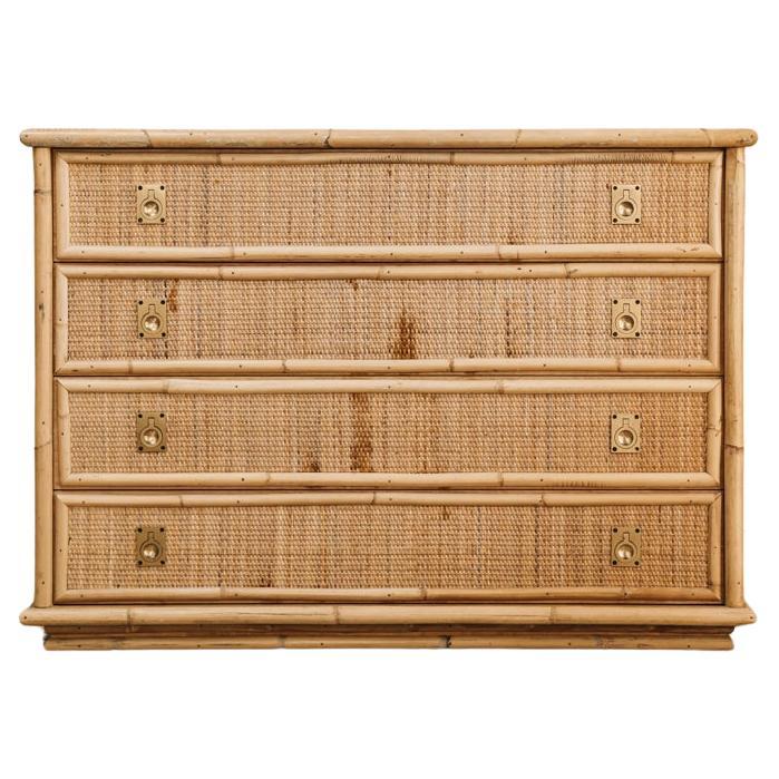 Rattan Tablett Rechteckig - Handgeflochtenes Serviertablett 22x5cm Natürliche Optik